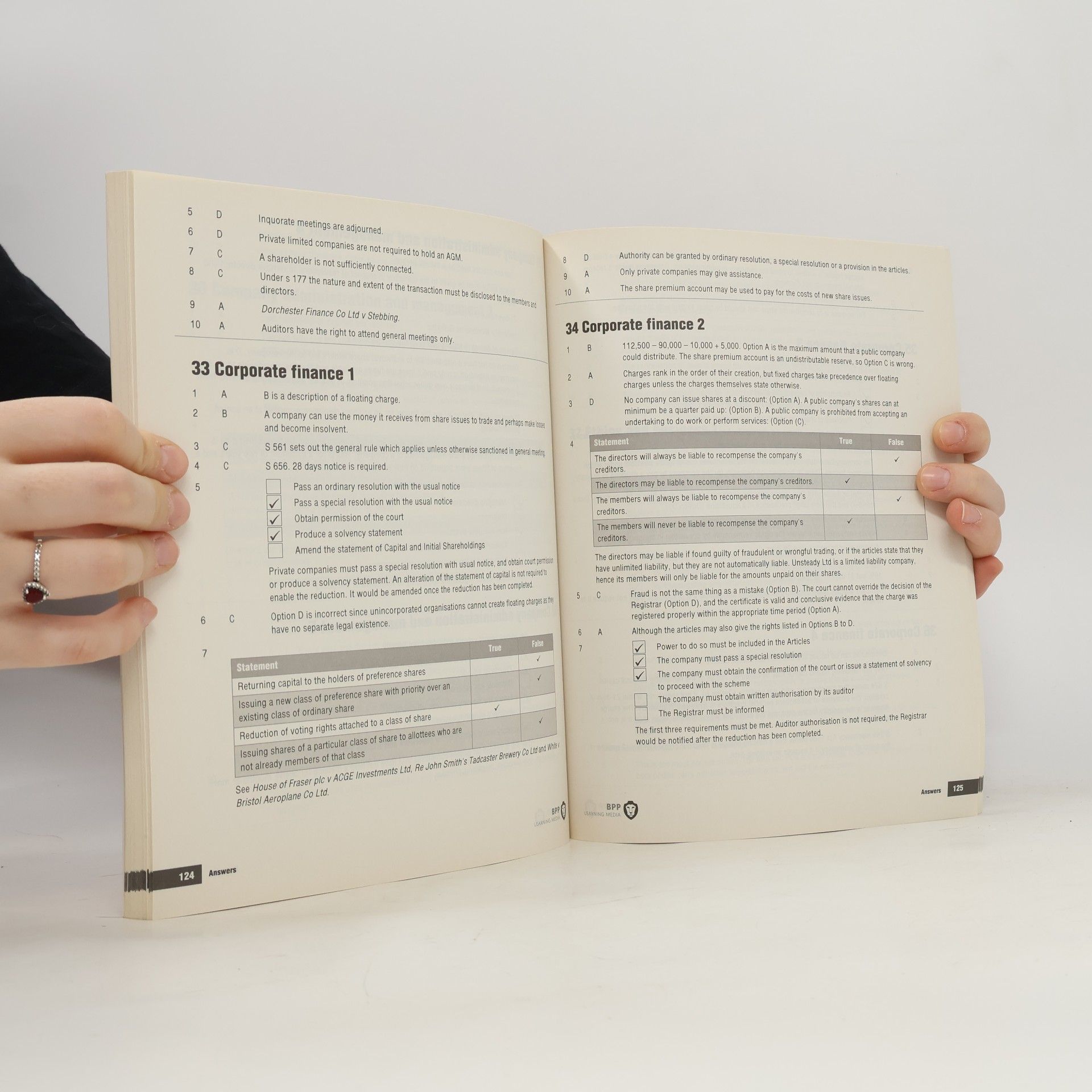 BPP Learning Media (Firm) CIMA Certificate - C05: CIMA - Fundamentals Of Ethics, Corporate Governance And Business Law