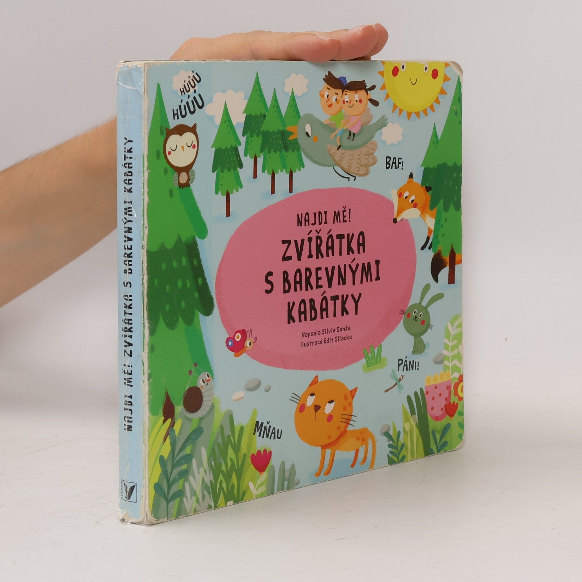 Silvie Sanža Najdi mě! Zvířátka s barevnými kabátky
