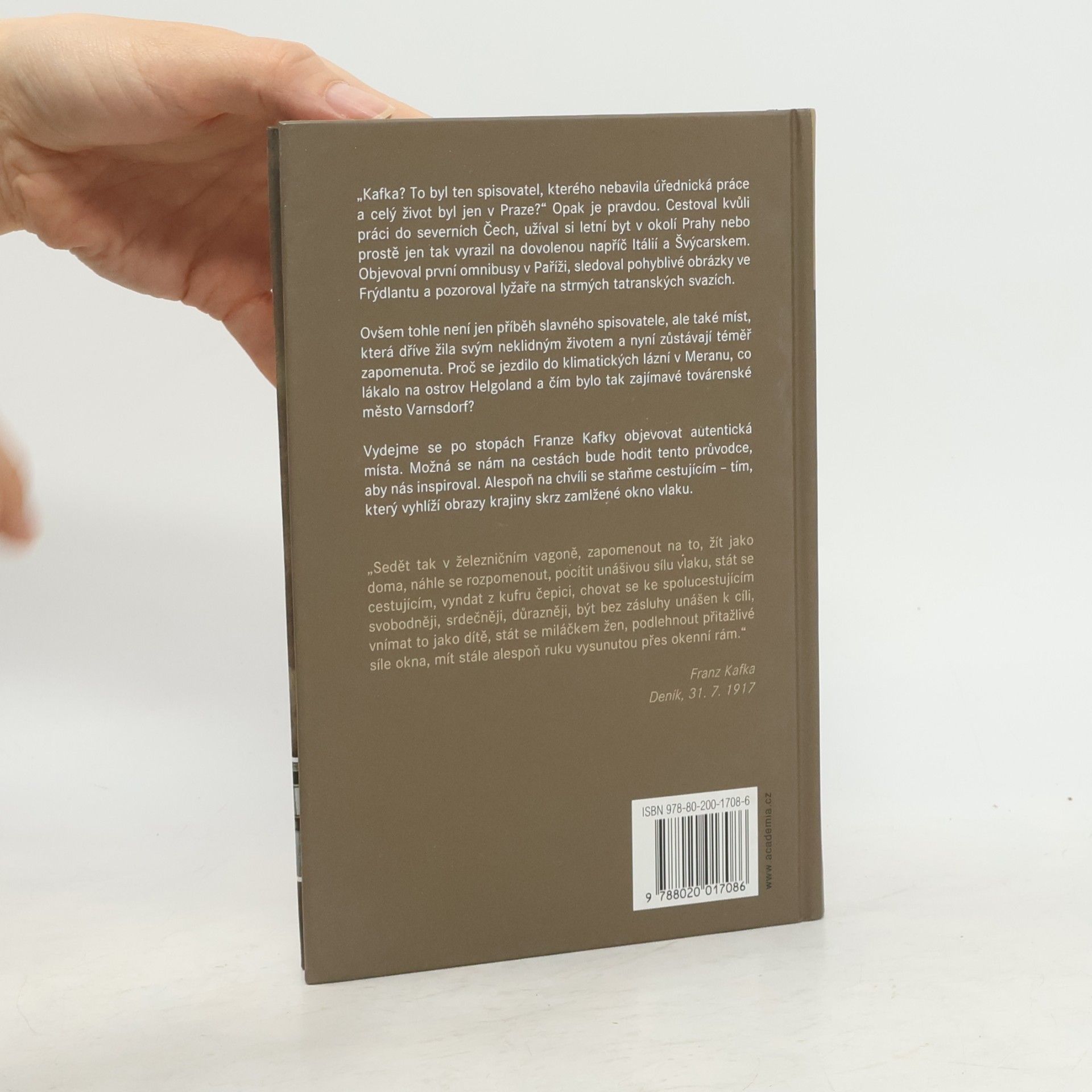 Jan Jindra Na cestách s Franzem Kafkou. Slavná i neznámá místa v Čechách a Evropě