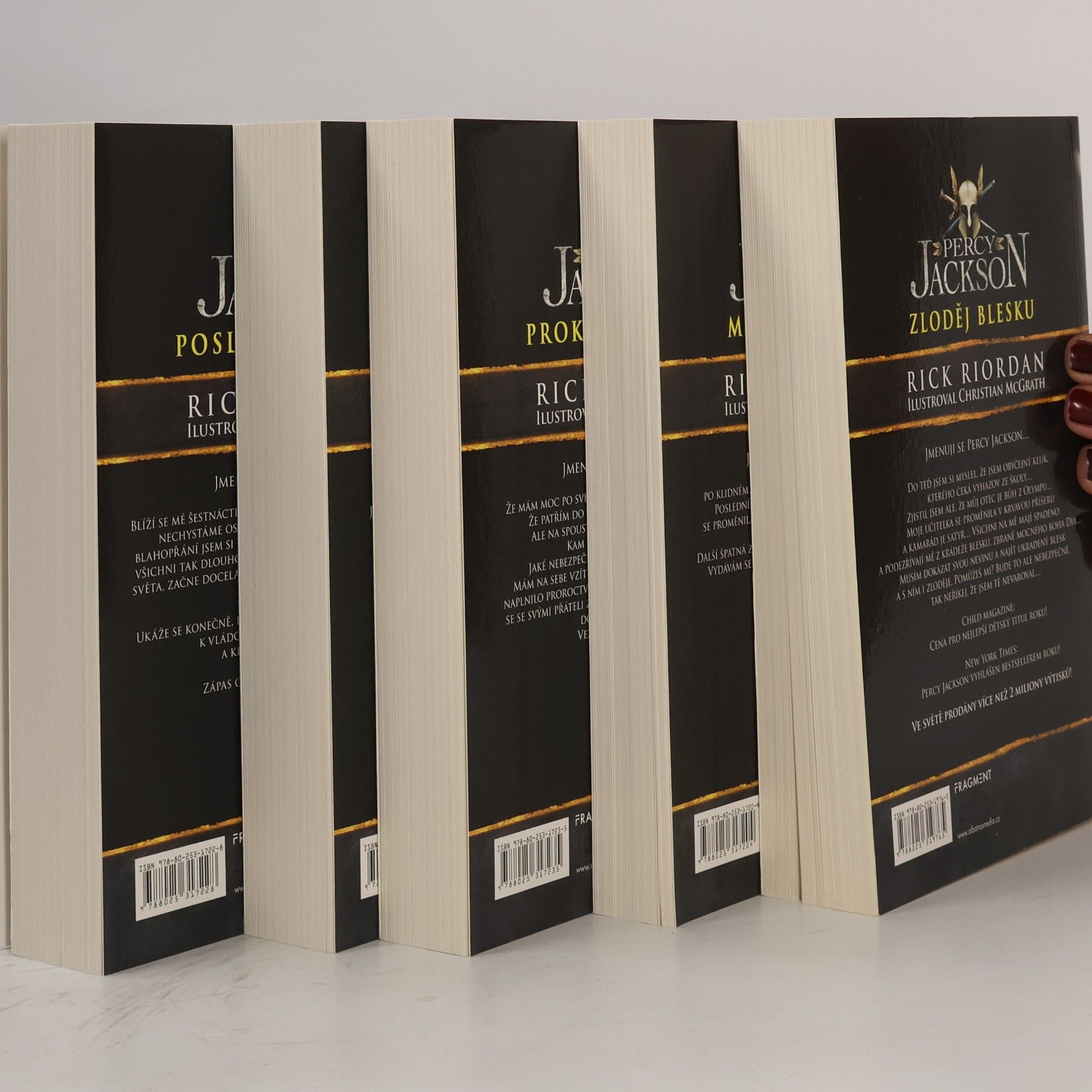 Rick Riordan Percy Jackson 1-5. Box