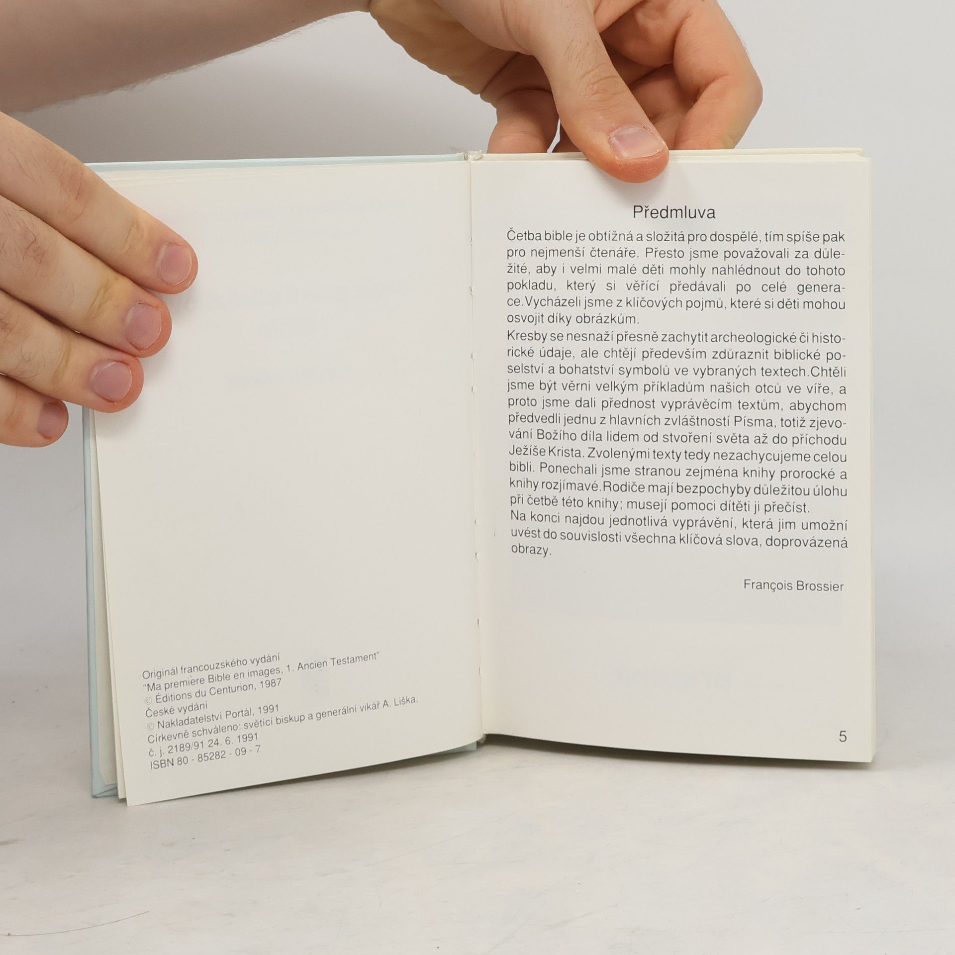 Francois Brossier Moje první obrázková bible 1-2