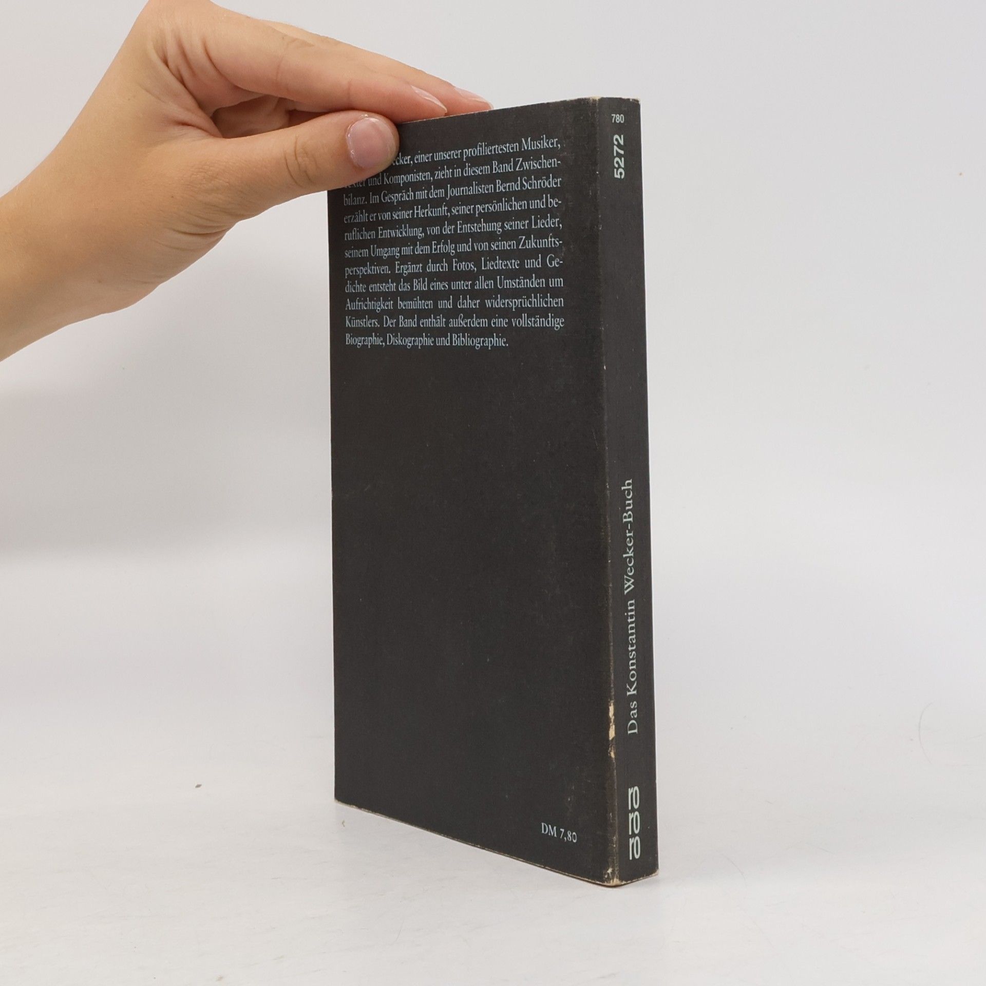 Hans-Bernd Schroeder Das Konstantin Wecker-Buch
