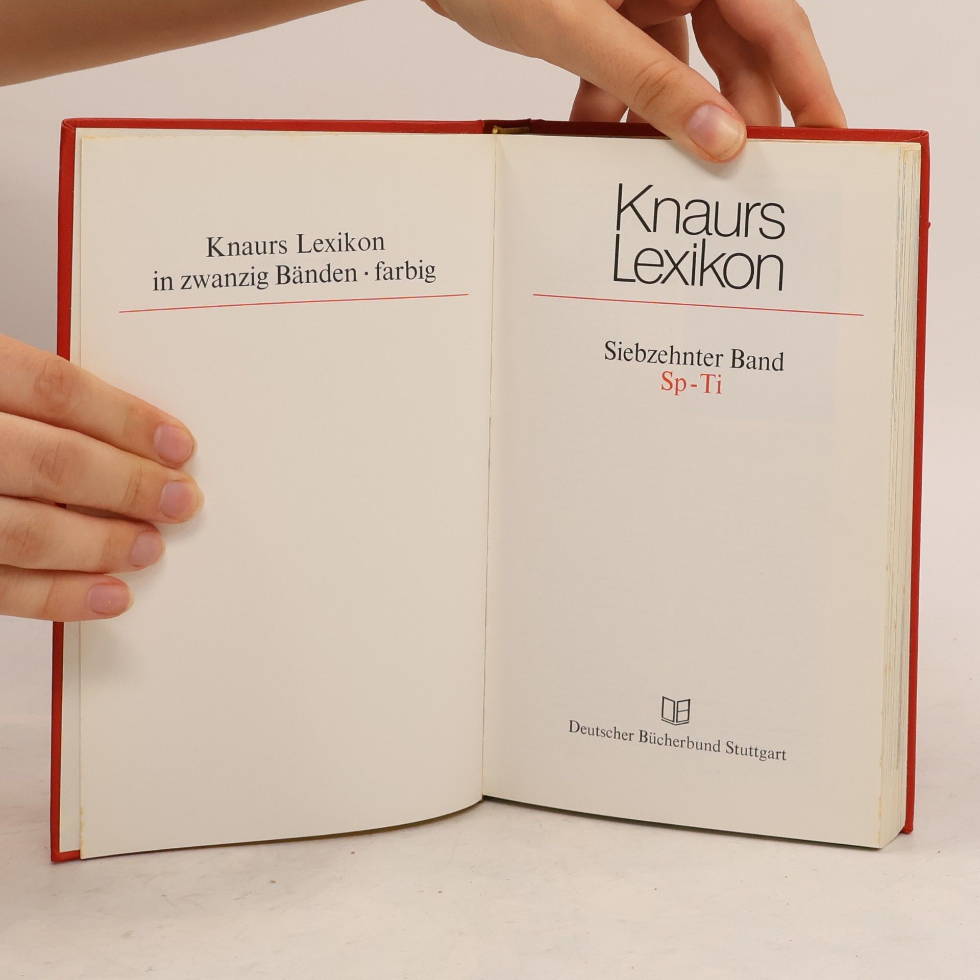 Collectif d'auteurs Knaurs Lexikon 17. Sp-Ti