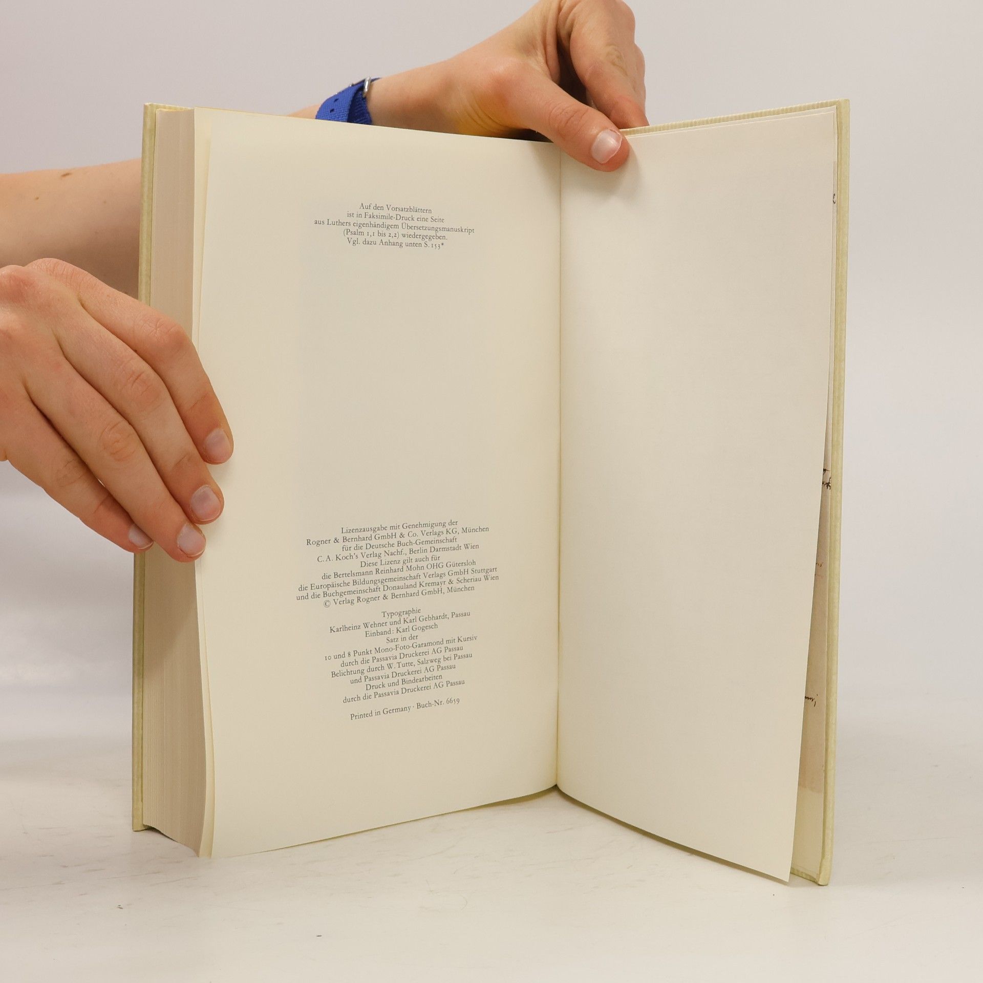 Martin Luther Die gantze Heilige Schrifft Deudsch II