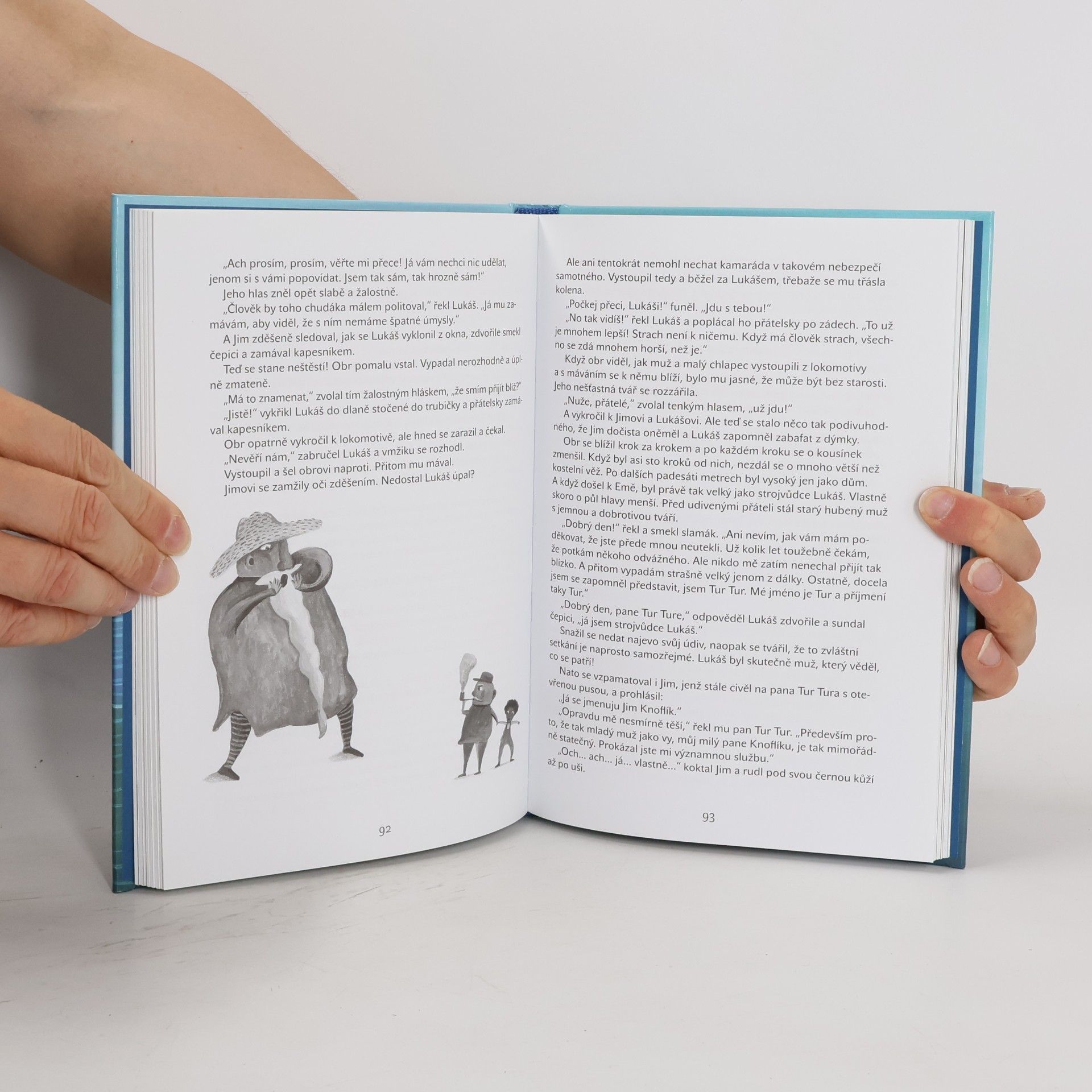 Michael Ende Jim Knoflík, Lukáš a lokomotiva Ema