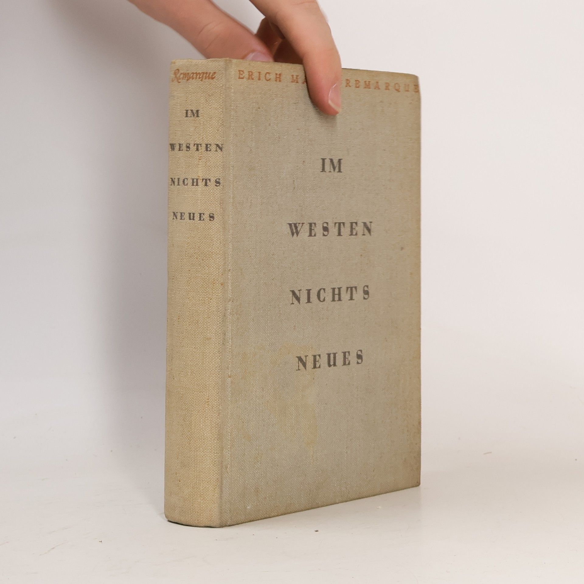 Erich Maria Remarque Im Western nichts neues