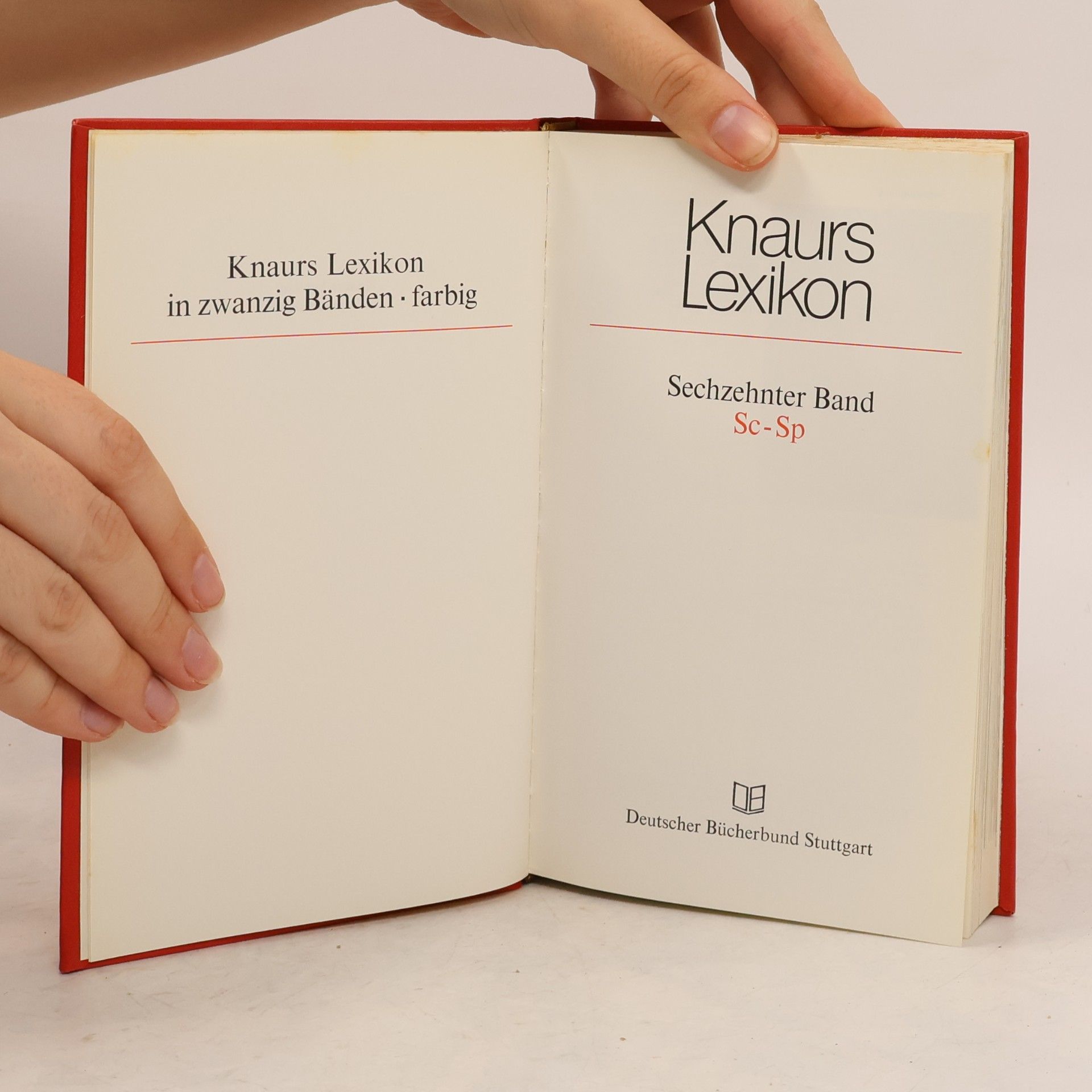 Autorenkollektiv Knaurs Lexikon 16. Sc-Sp