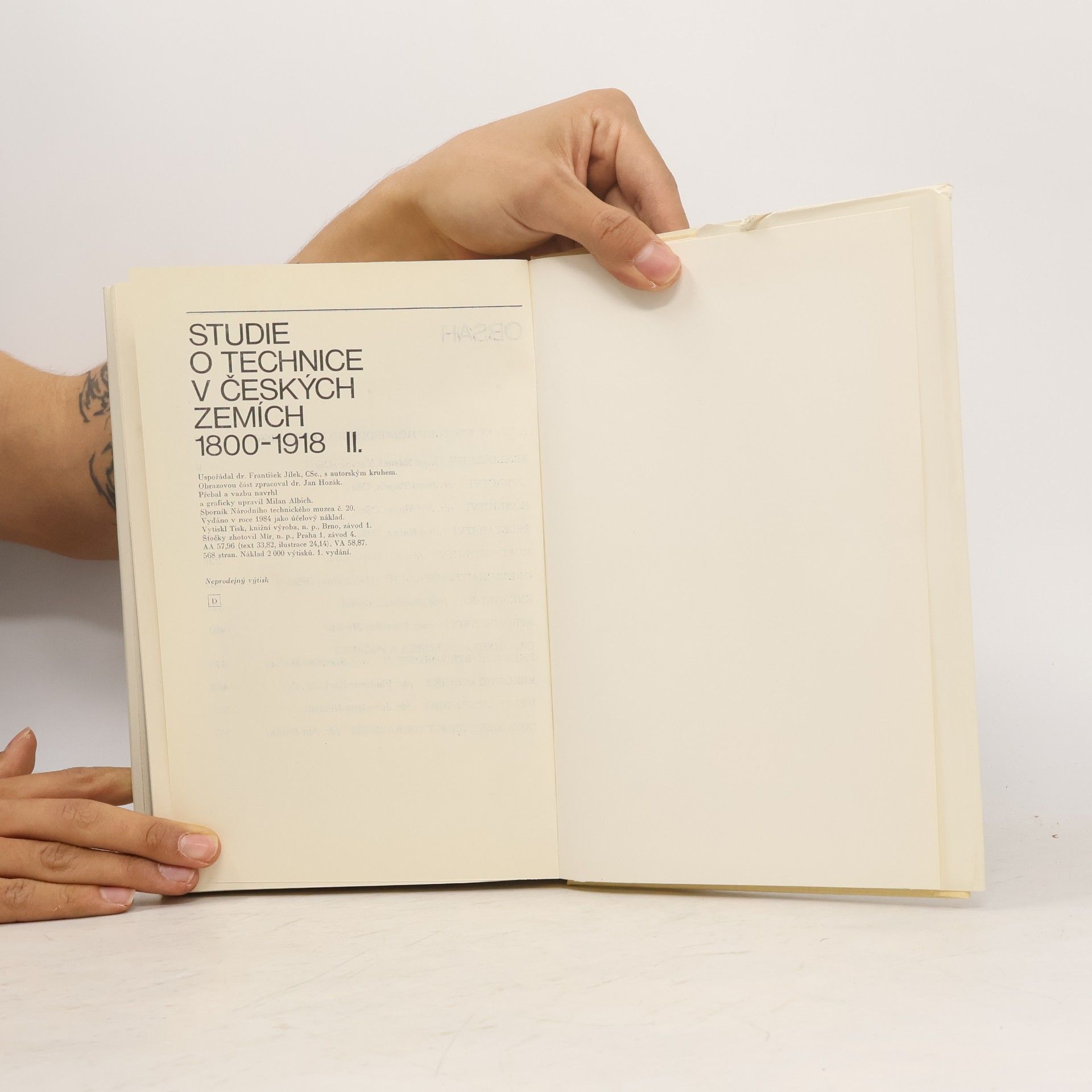 Collectif d'auteurs Studie o technice v českých zemích 1800-1918 II.