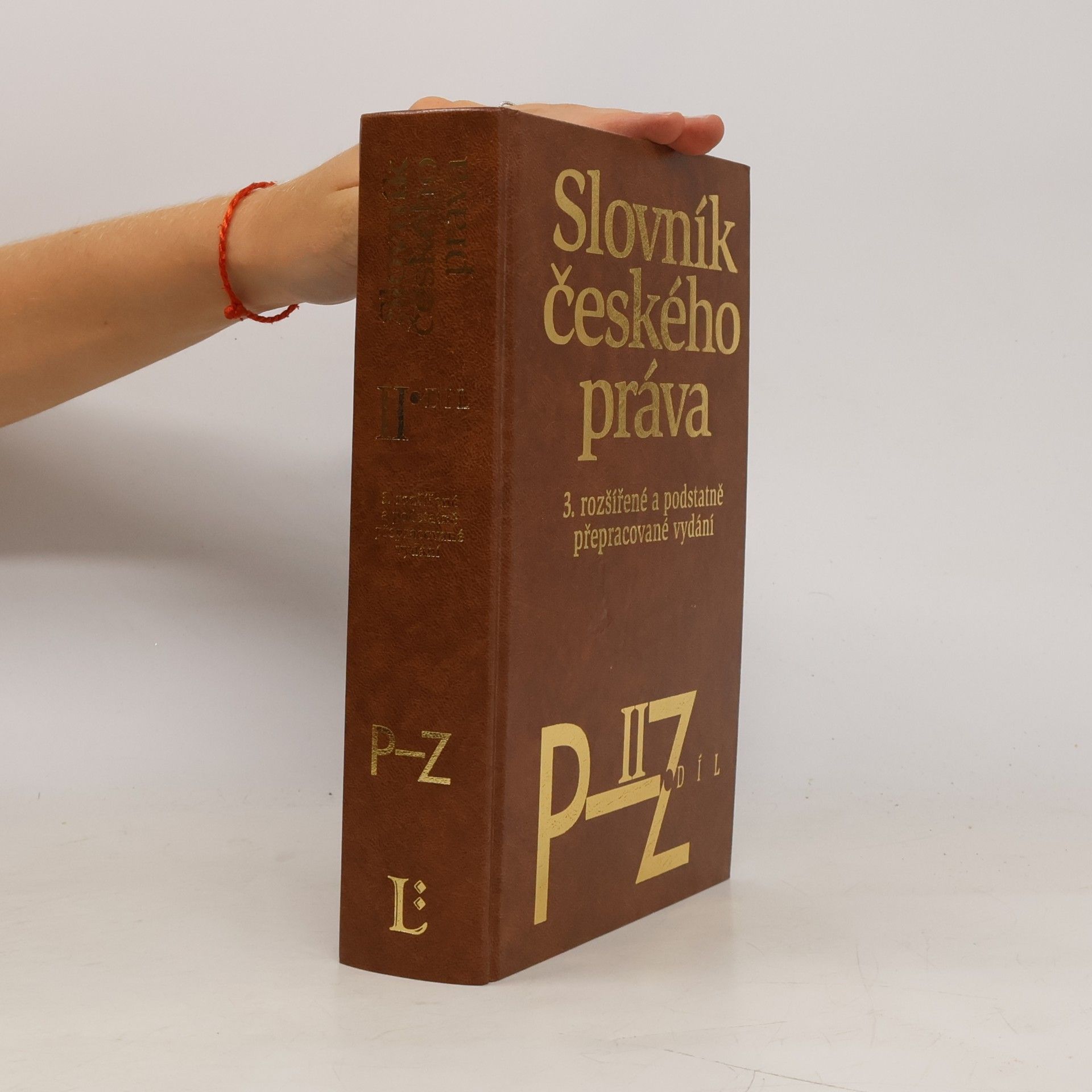 Zdeněk Madar Slovník českého práva 3. rozšířené a podstatně přepracované vydání I. díl A-O