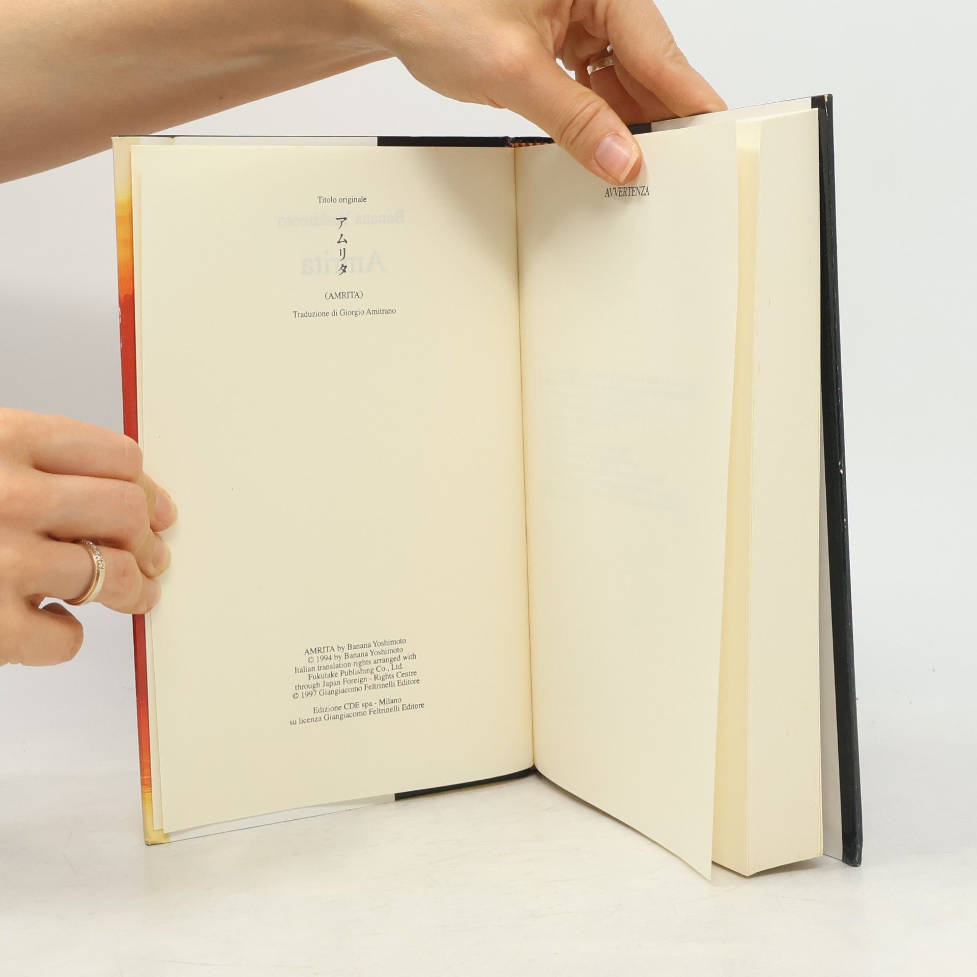 Banana Yoshimoto Amrita