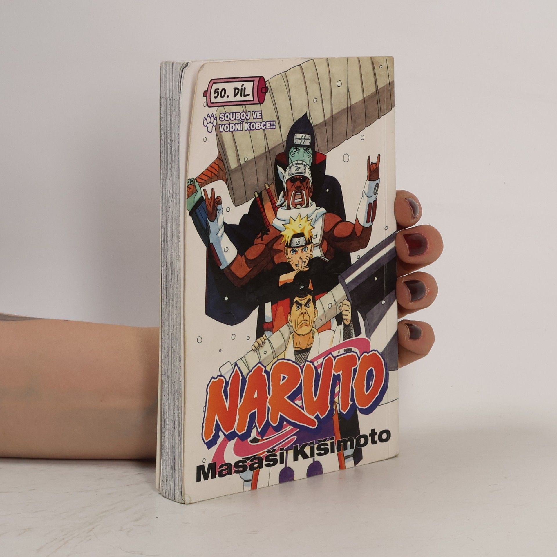 Masashi Kishimoto Naruto 50. díl. Souboj ve vodní kobce