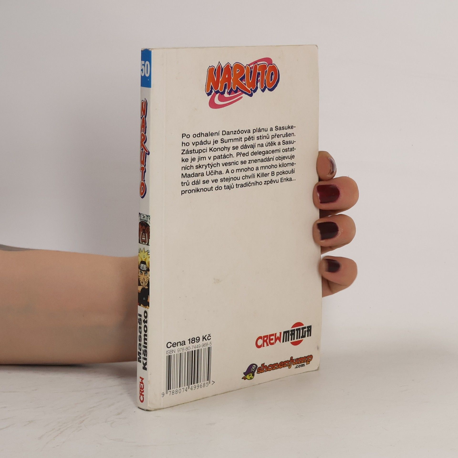 Masashi Kishimoto Naruto 50. díl. Souboj ve vodní kobce