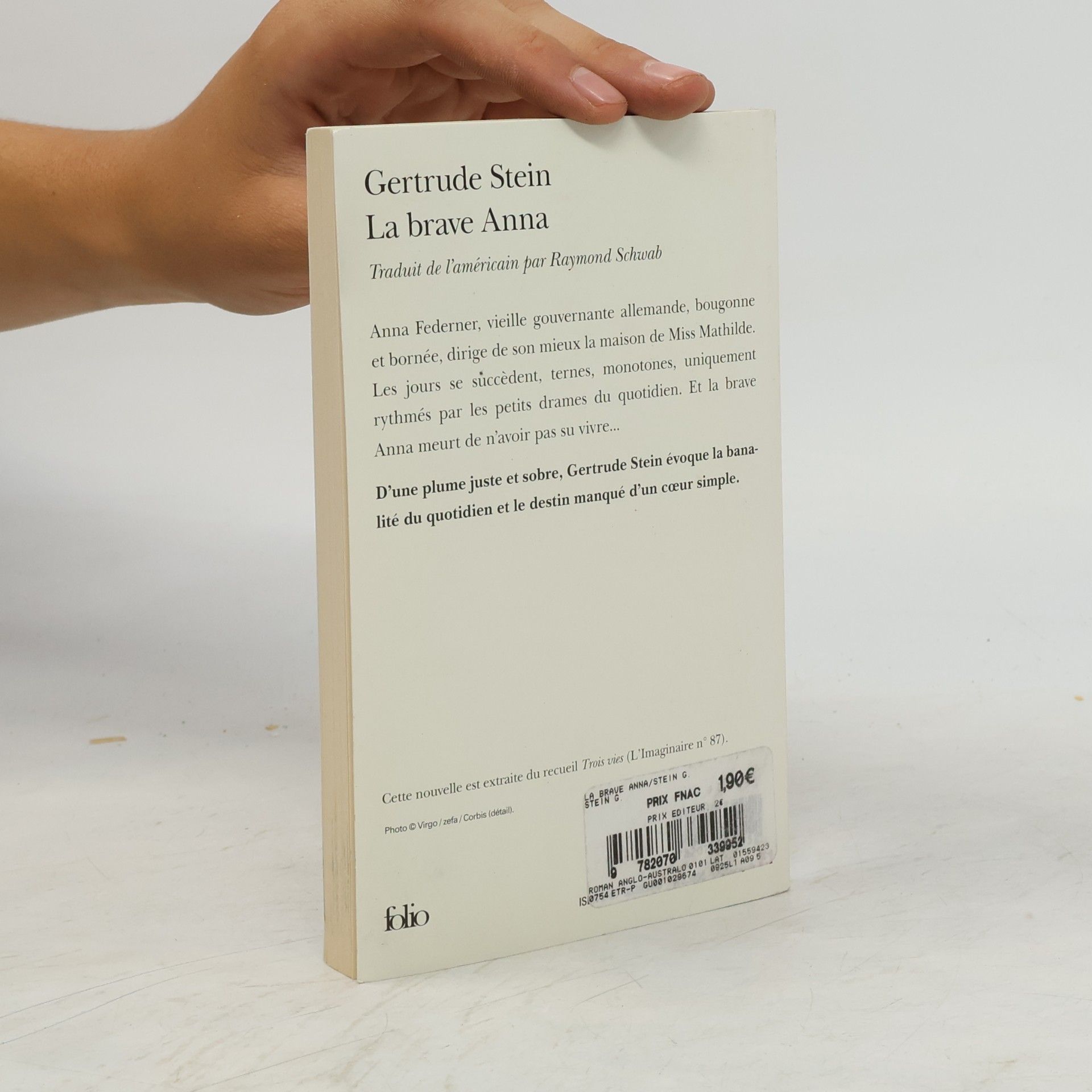 Gertrude Stein Folio: La brave Anna