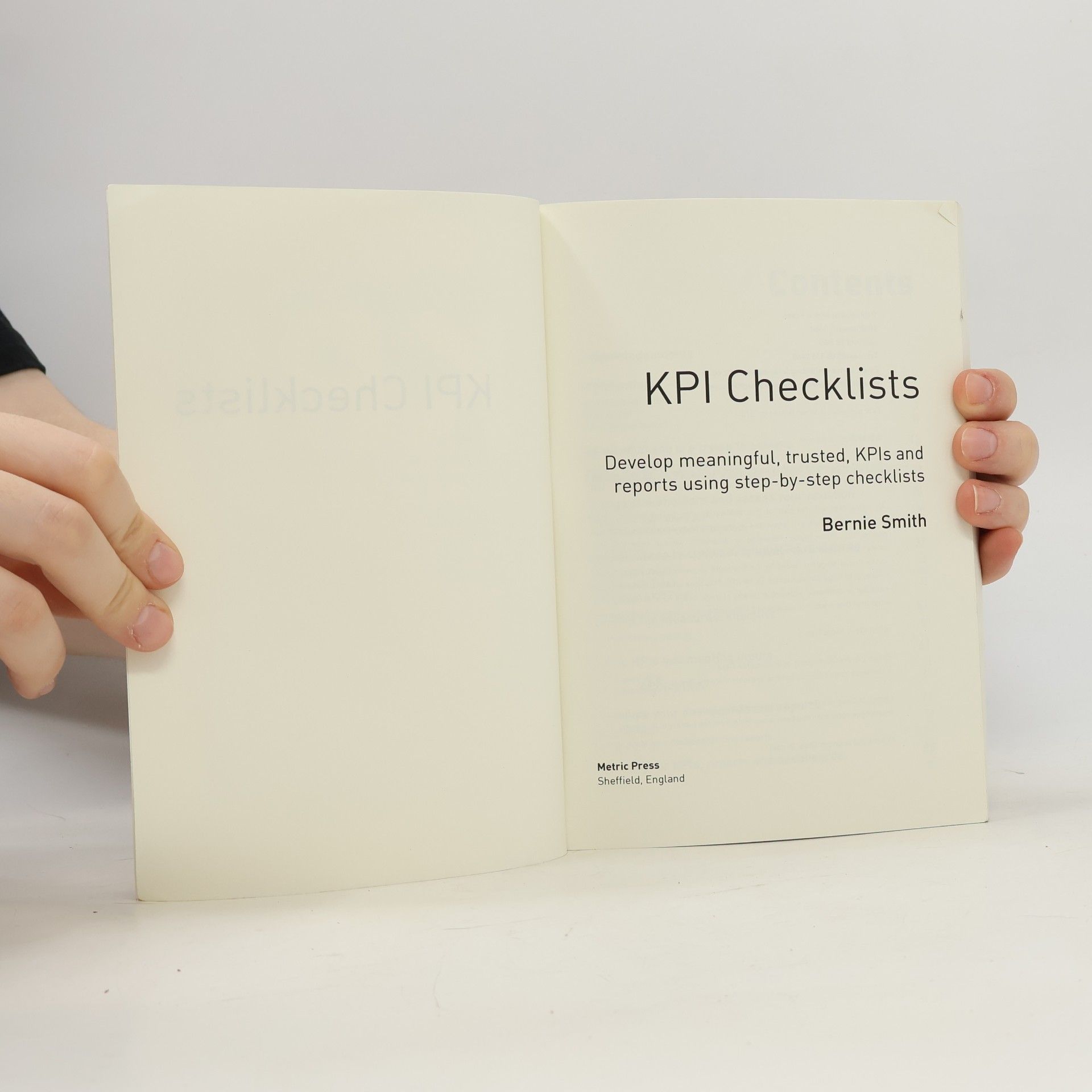 Bernie Smith KPI Checklists