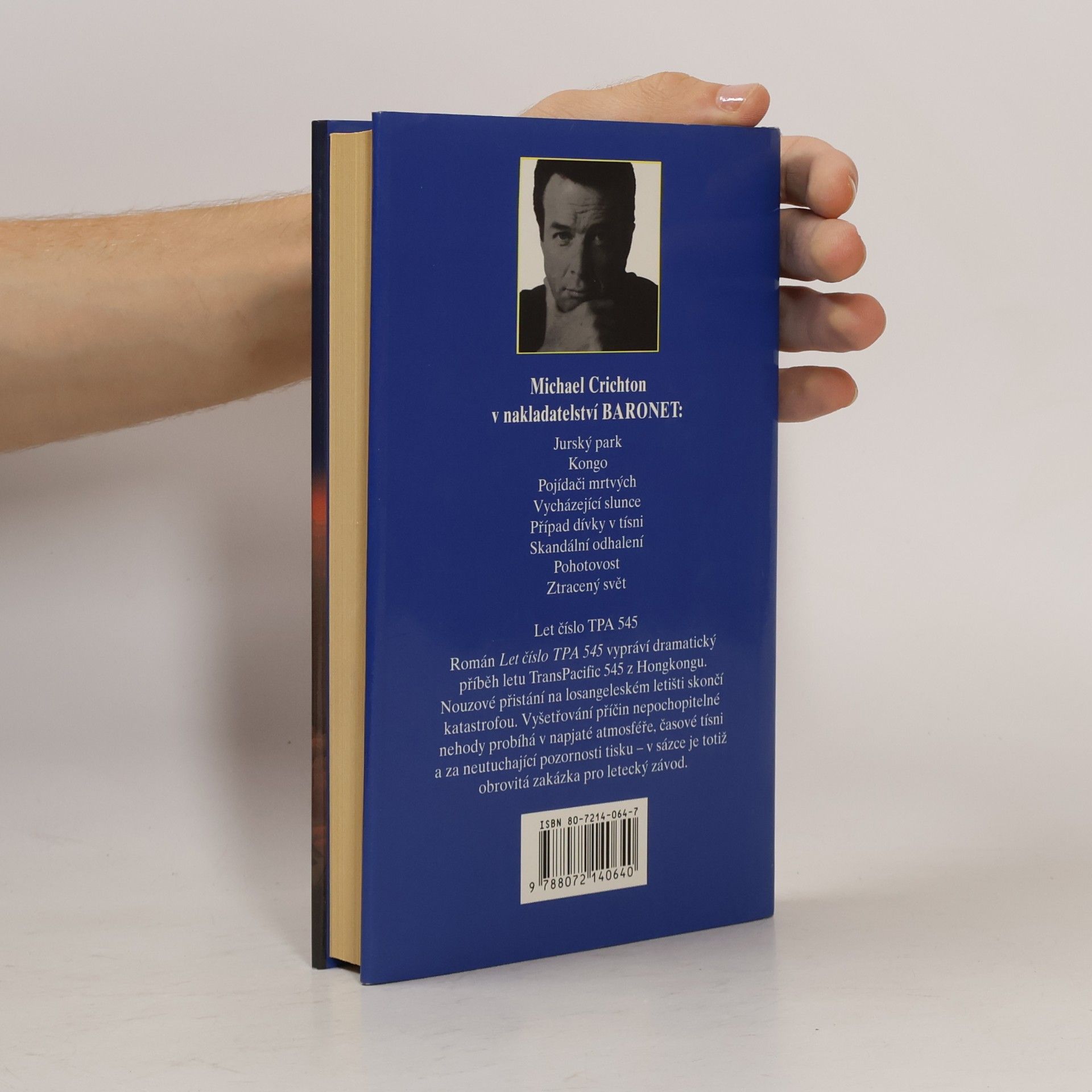 Michael Crichton Let číslo TPA 545