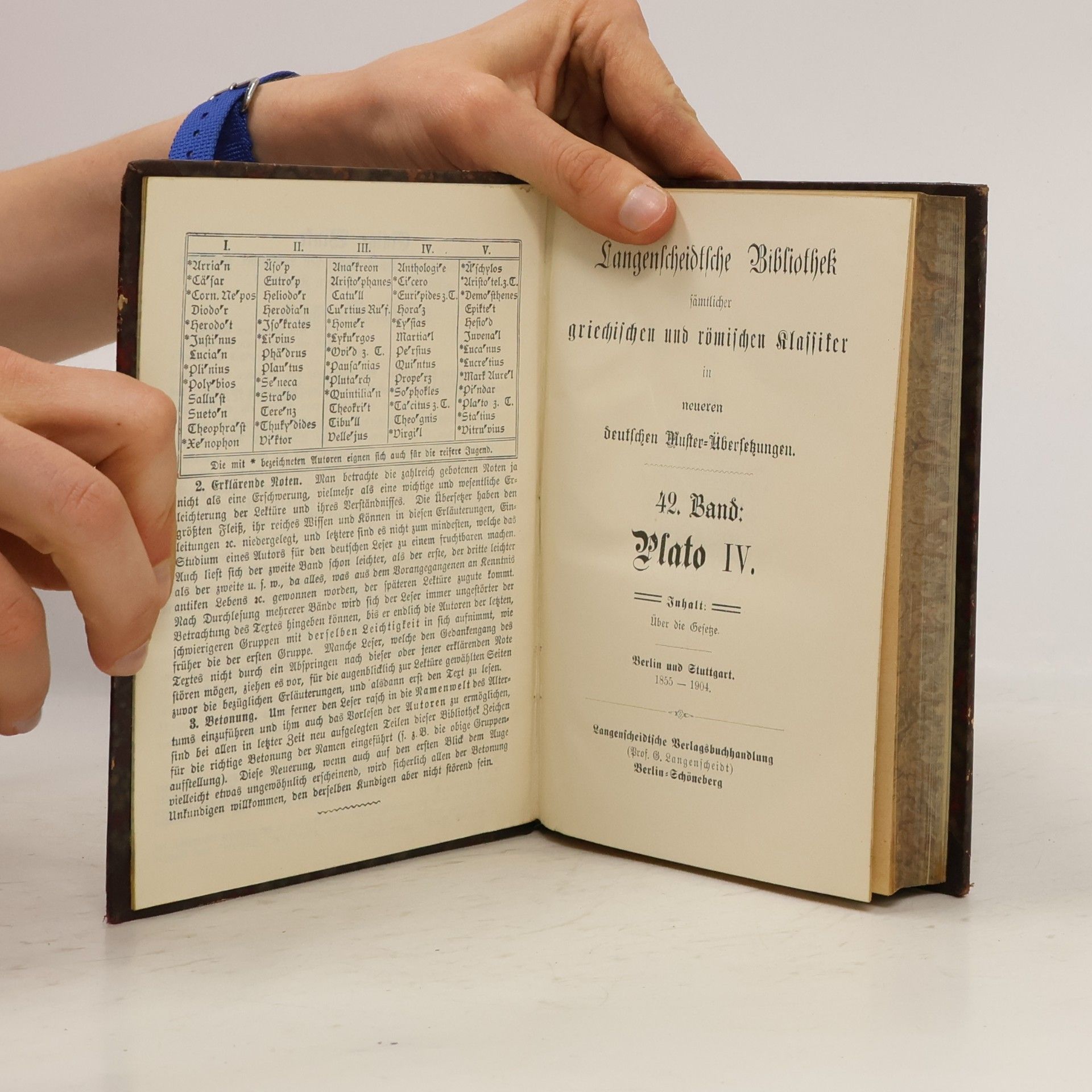 Autorenkollektiv Langenscheidtsche Bibliothek 42. Plato IV.
