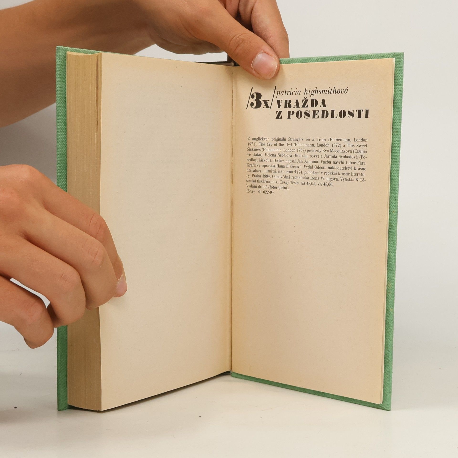 Patricia Highsmith Třikrát vražda z posedlosti