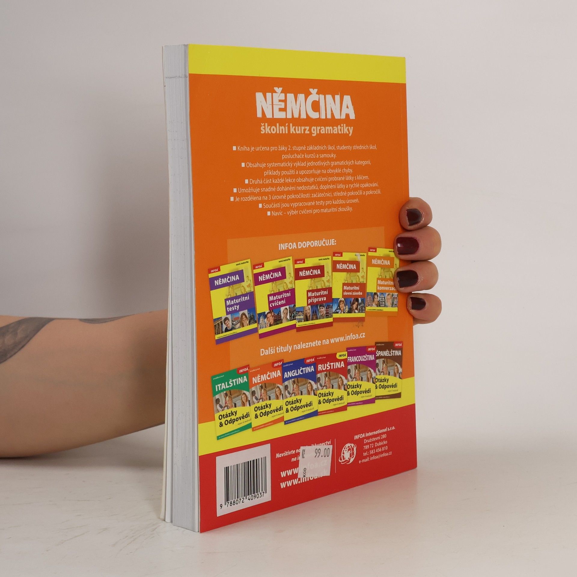 Autorenkollektiv Němčina. Školní kurz gramatiky