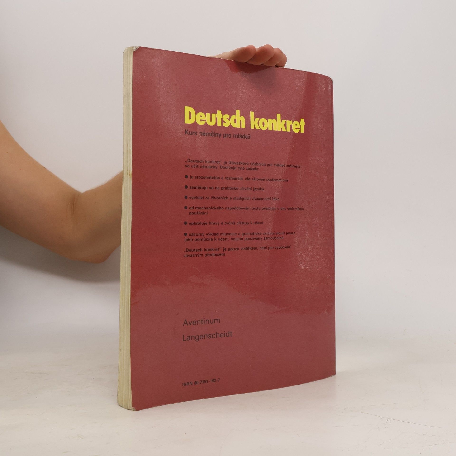 Volker Leitzbach Deutsch konkret : Kurs němčiny pro mládež : Učebnice. [Sv.] 2