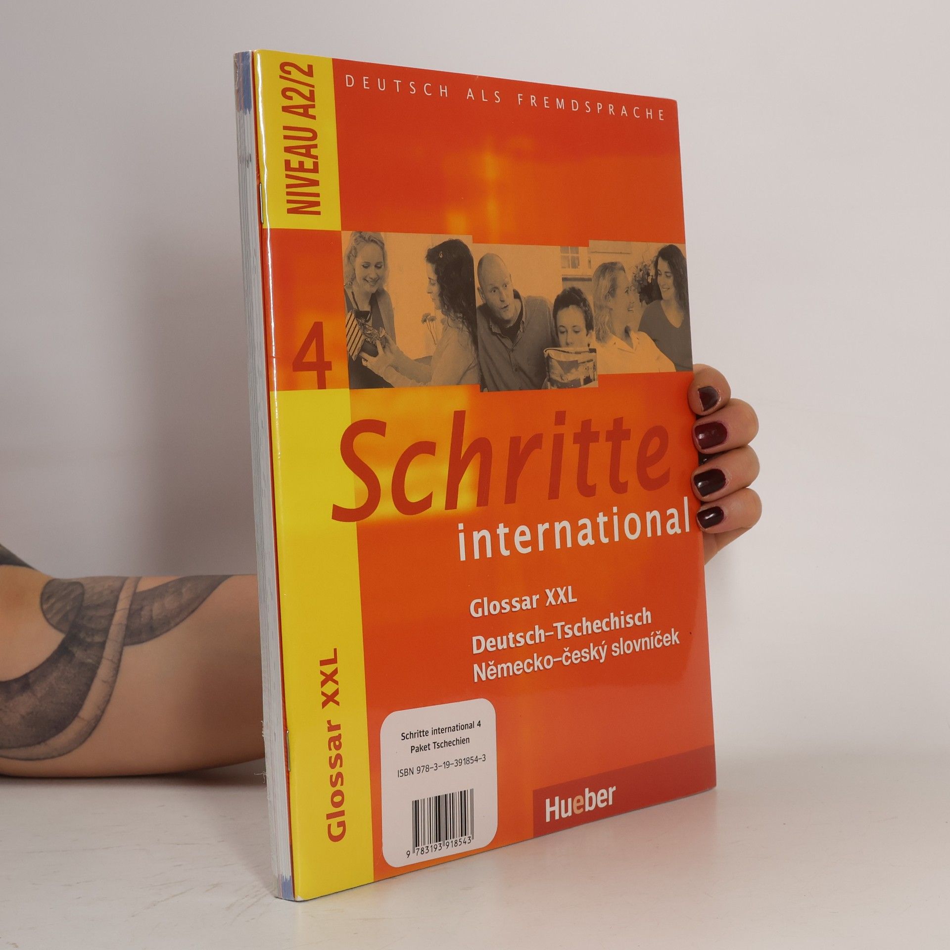 Franz Specht Schritte international 4. Kurs- und Arbeitsbuch mit Audio-CD und Glossar XXL Deutsch - Tschechisch
