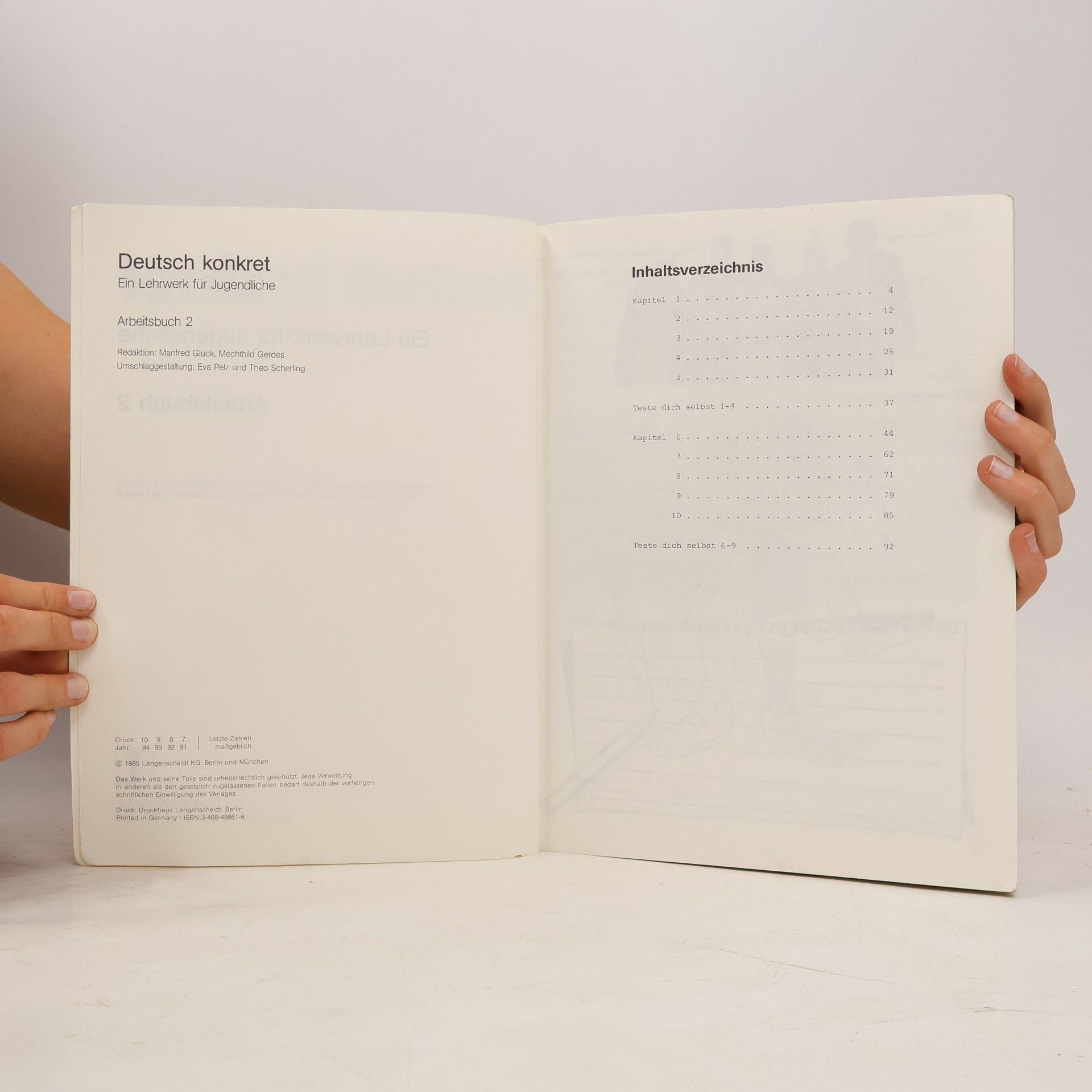 Chris Borgers Deutsch konkret Arbeitsbuch