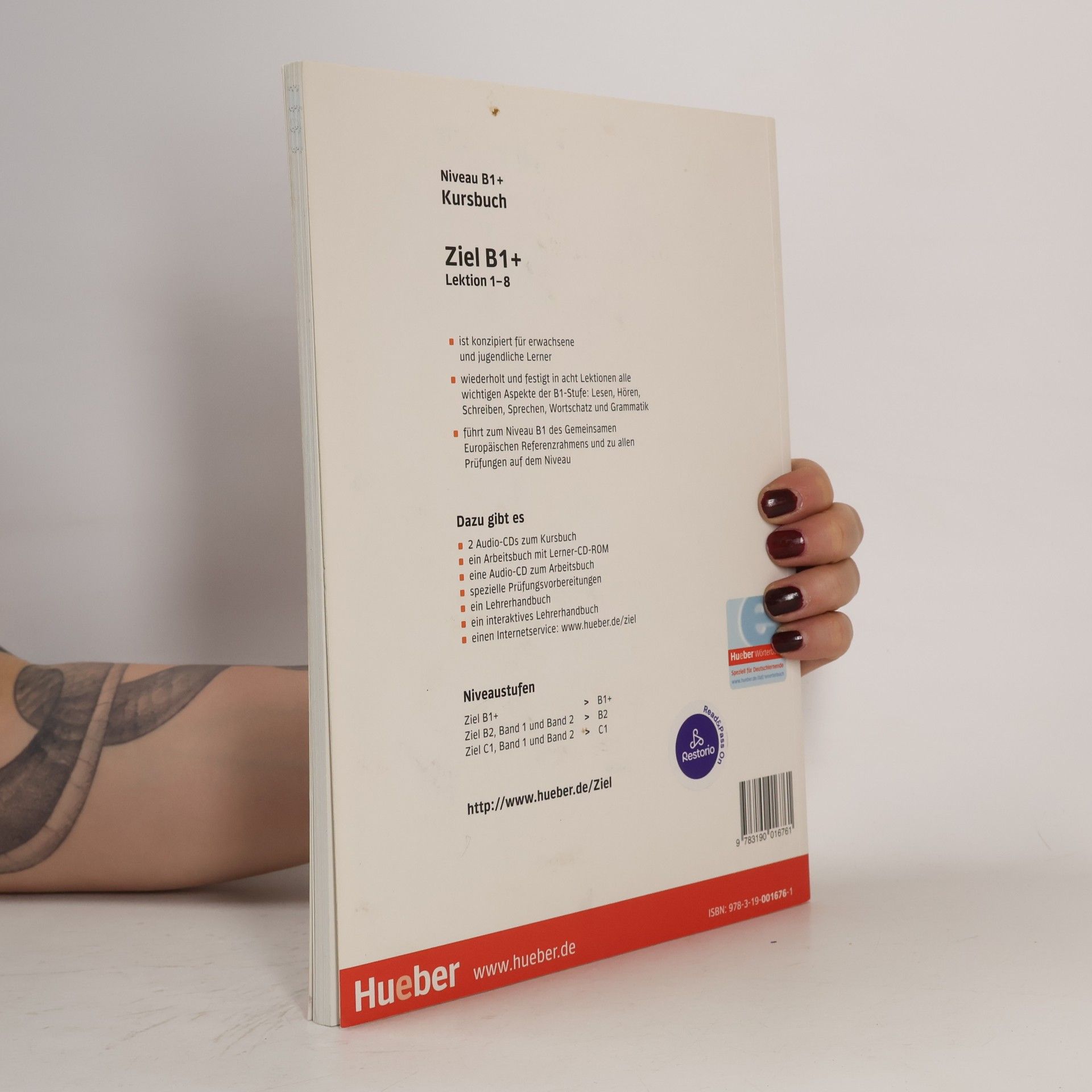 Autorenkollektiv Ziel. B1+. Kursbuch: Lektion 1-8