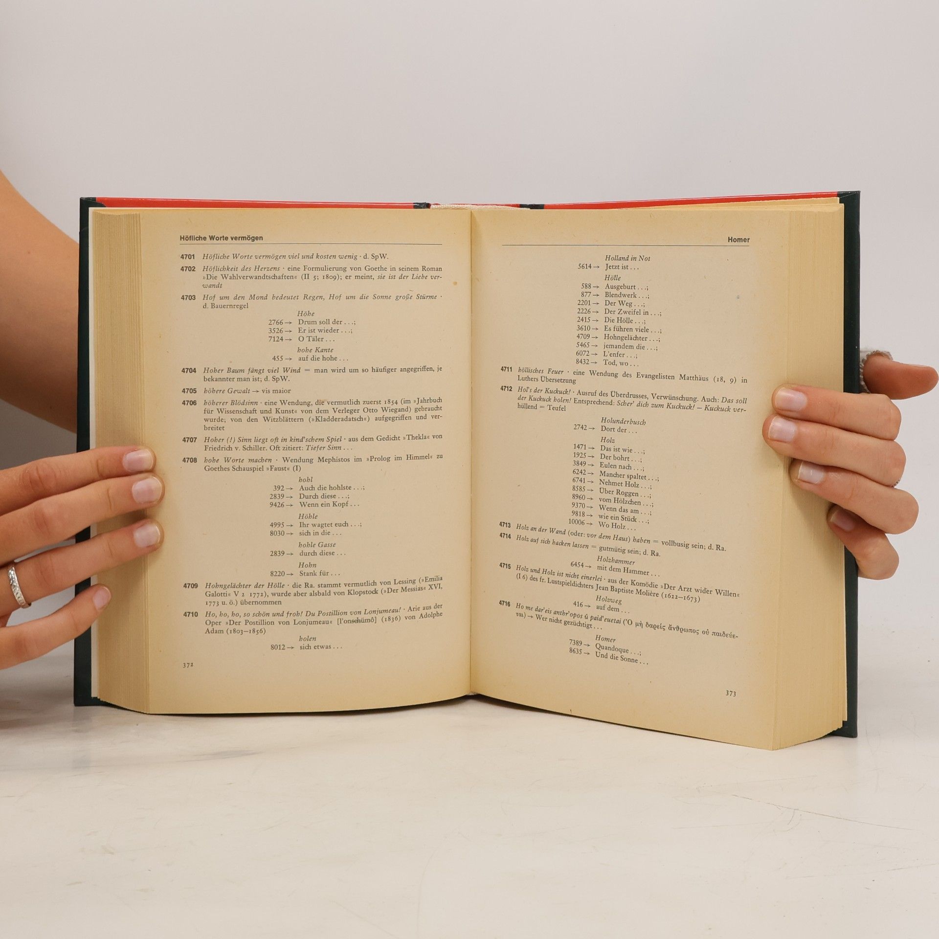 Lutz Mackensen Grosses Handbuch der Zitate und Redensarten