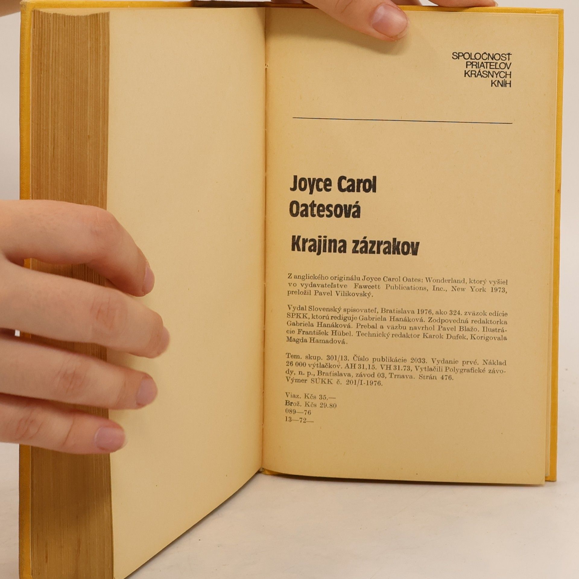 Joyce Carol Oates Krajina zázrakov