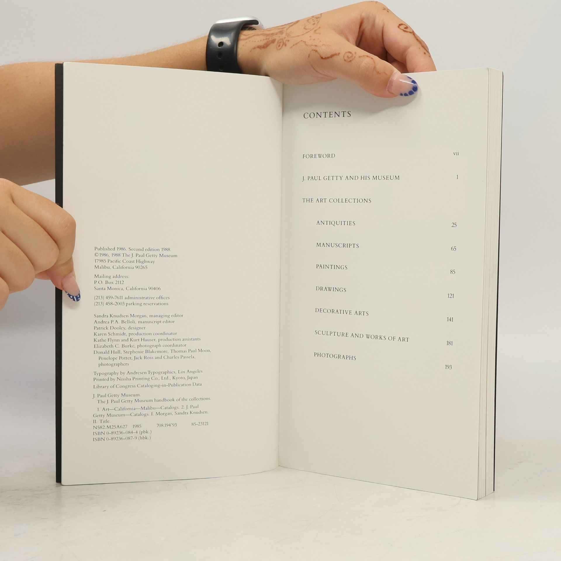 The J. Paul Getty Museum Handbook of the Collections