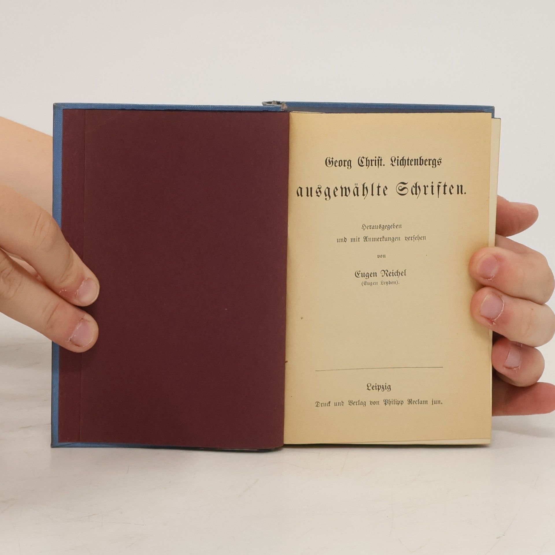 nezn. Lichtenberg Schriften