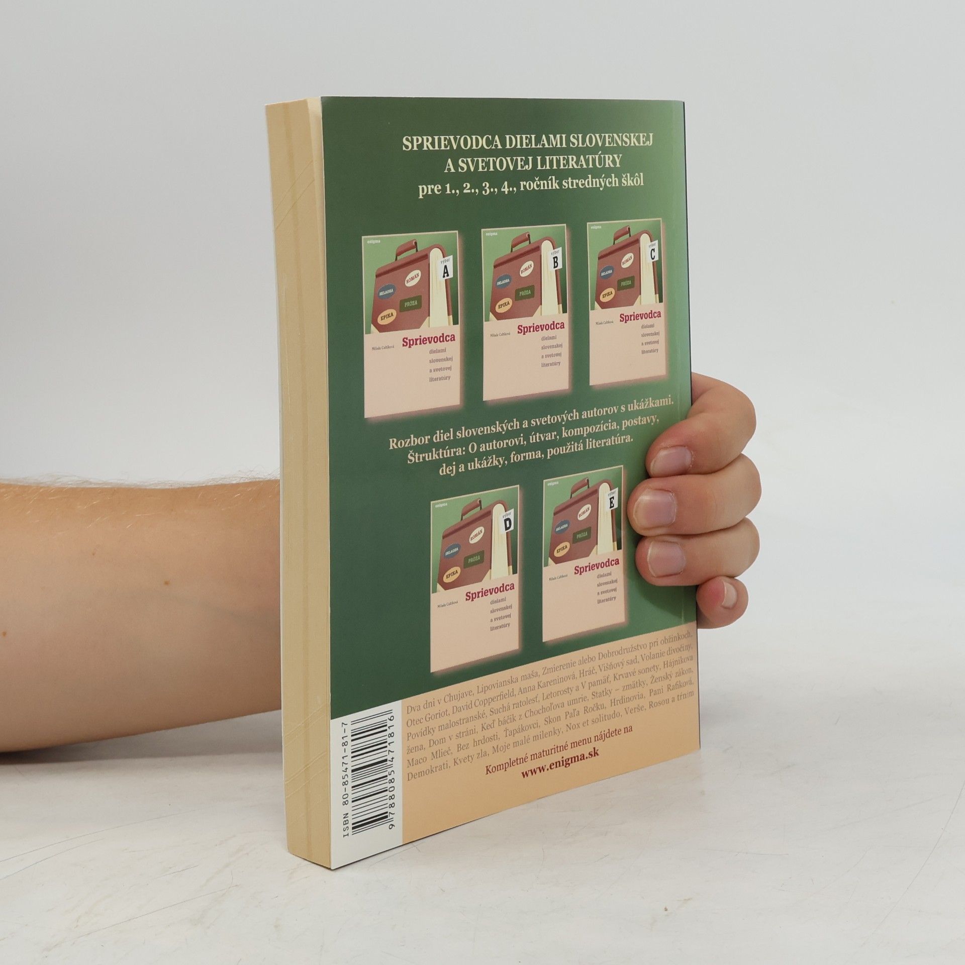 Milada Caltíková Sprievodca dielami slovenskej a svetovej literatúry (výber B)