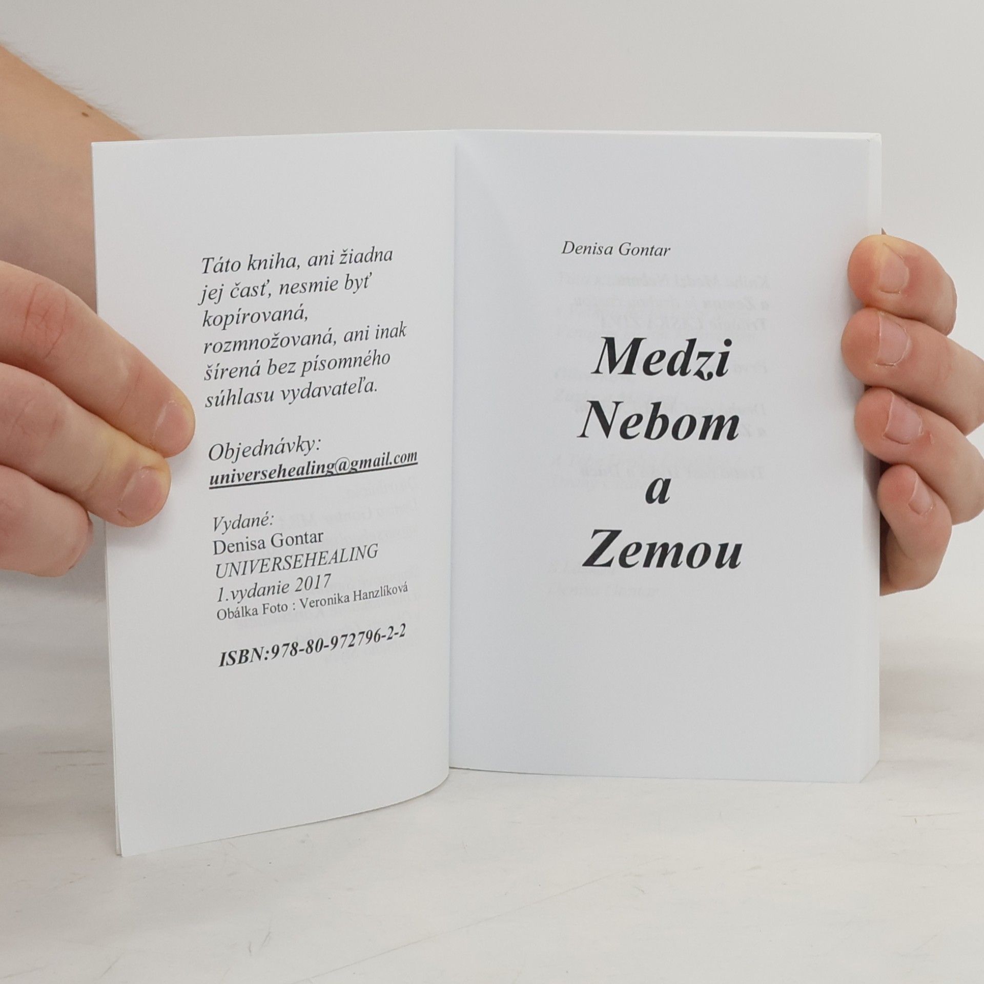 Denisa Gontar Medzi nebom a zemou