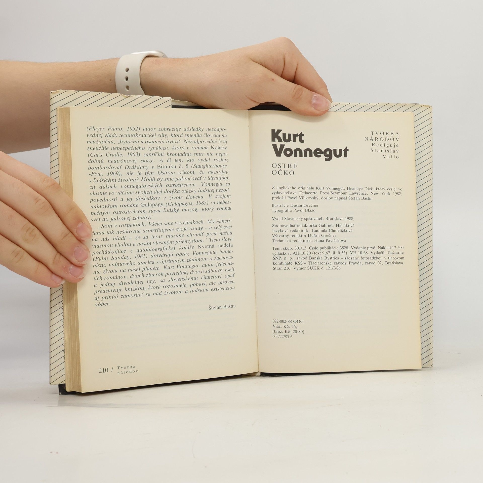 Kurt Vonnegut Tvorba národov. Ostré očko