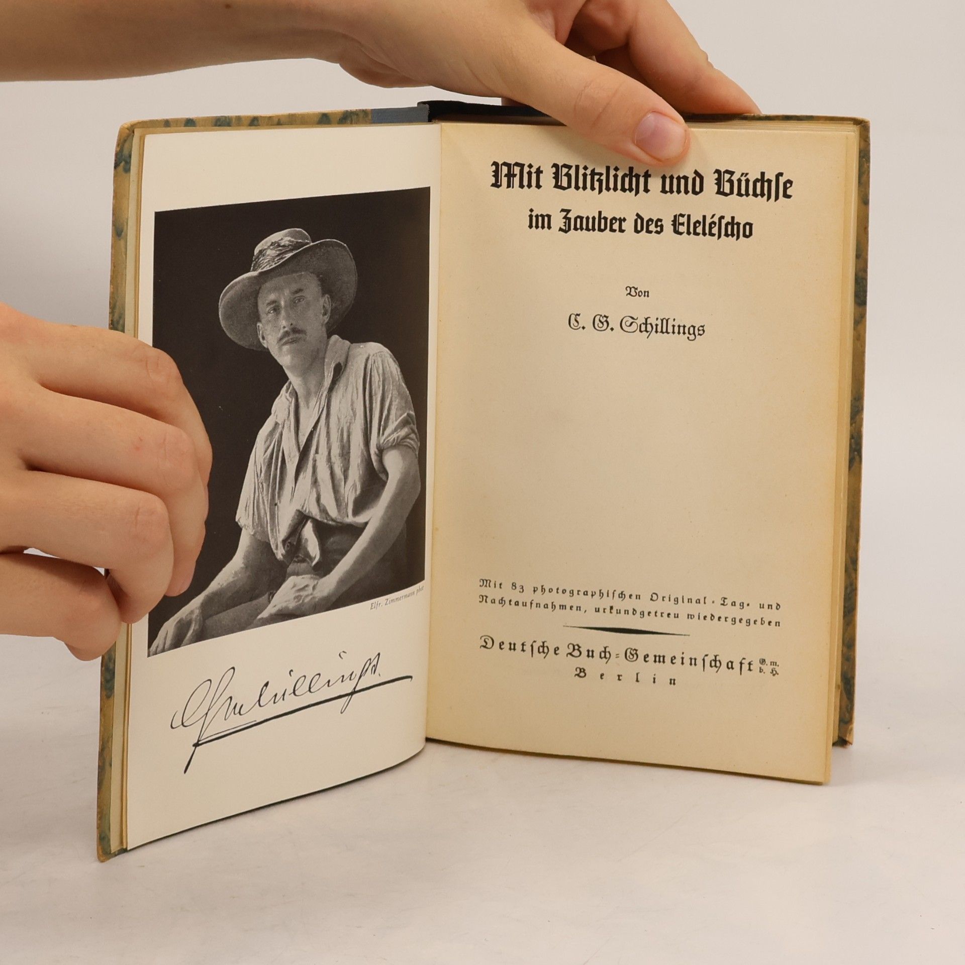 Carl Georg Schillings Mit Blitzlicht und Büchse im Zauber des Eleléscho