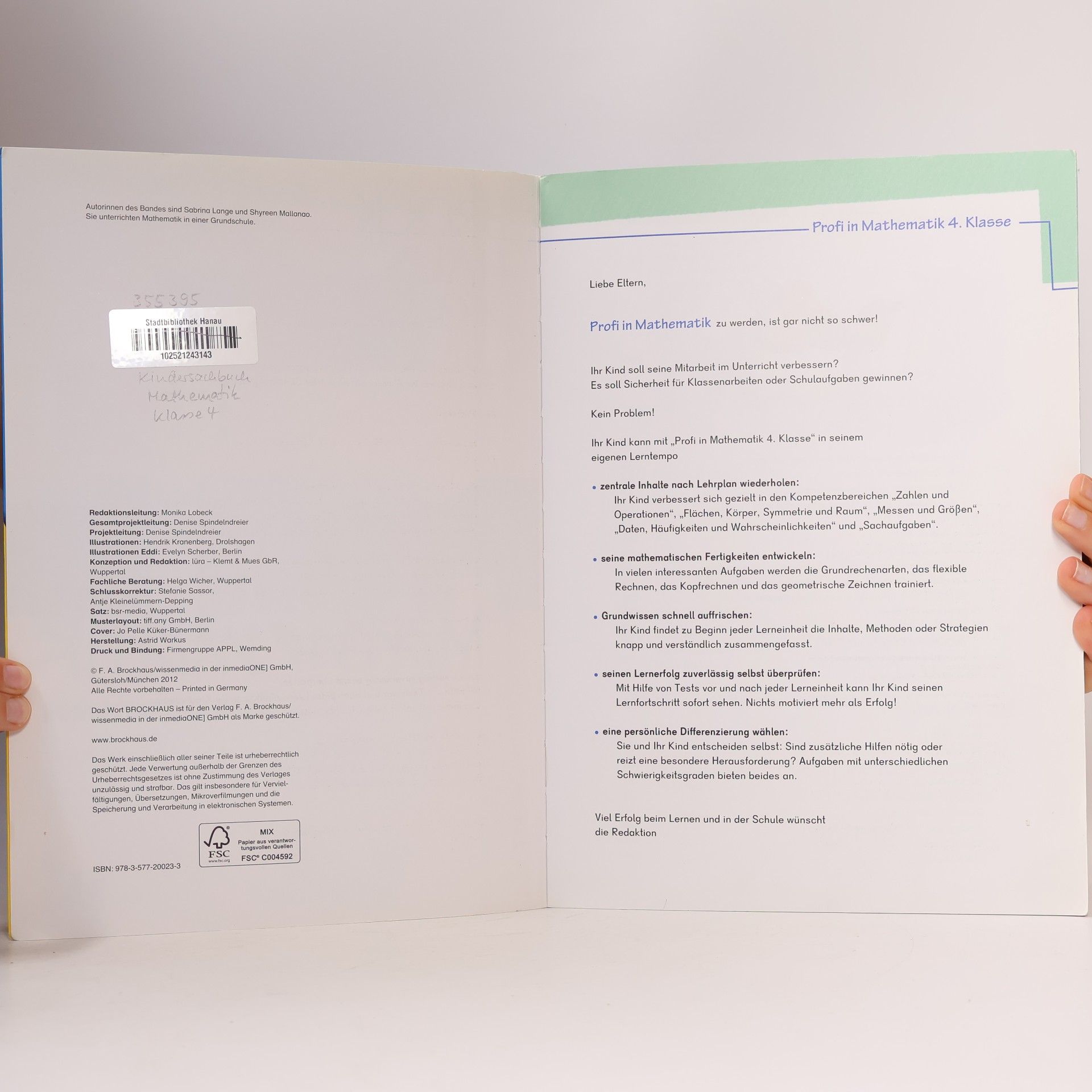 Evelyn Scherber Brockhaus Scolaris - 4. Klasse: Profi in Mathematik