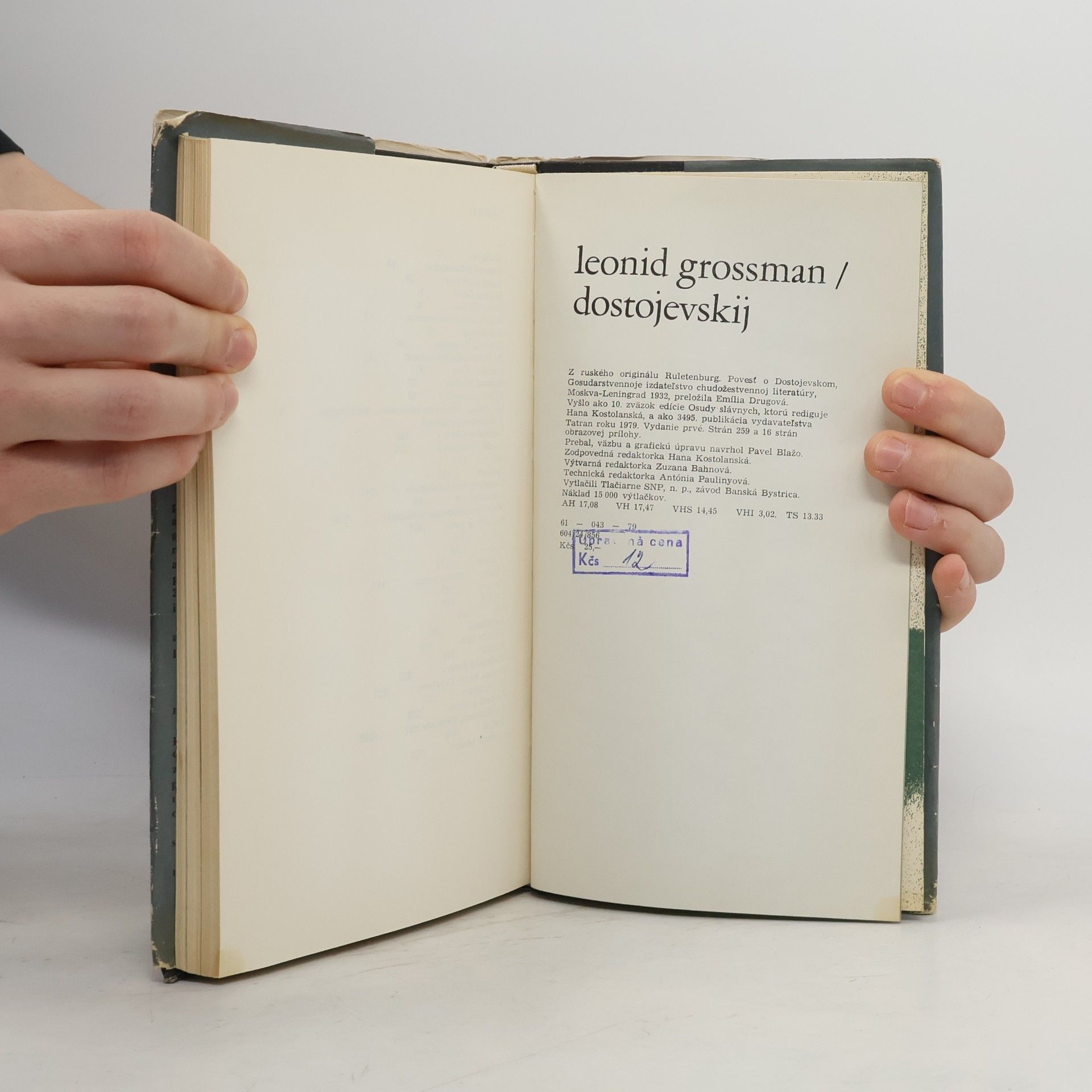 Leonid Grossman Osudy slávnych: Dostojevskij