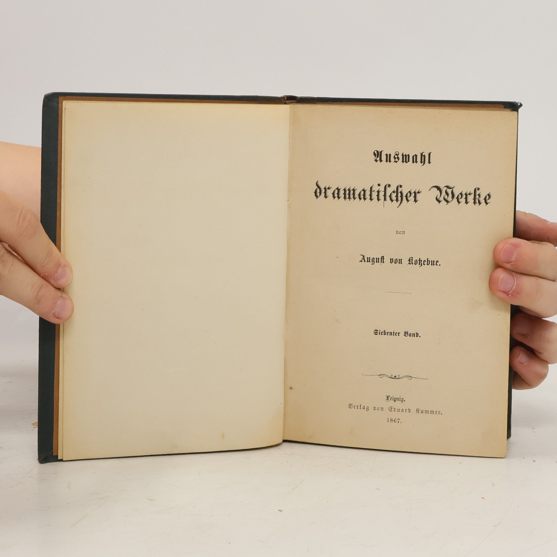 August von Kotzebue Auswahl dramatischer Werke 7-10