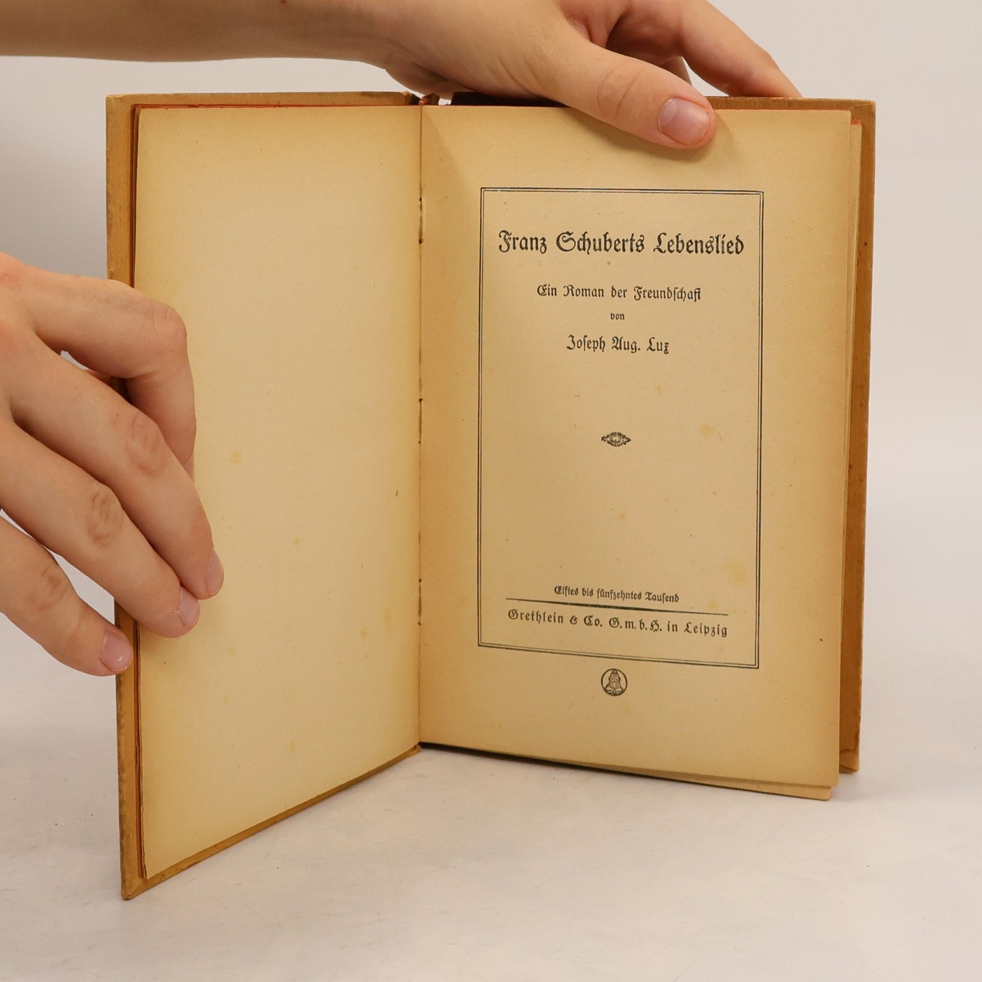 Josef August Lux Franz Schuberts Lebenslied