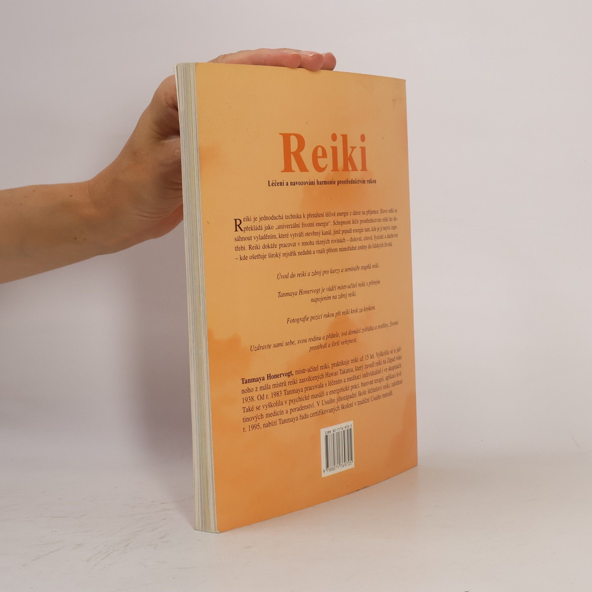 Tanmaya Honervogt Reiki. Léčení a navozování harmonie prostřednictvím rukou