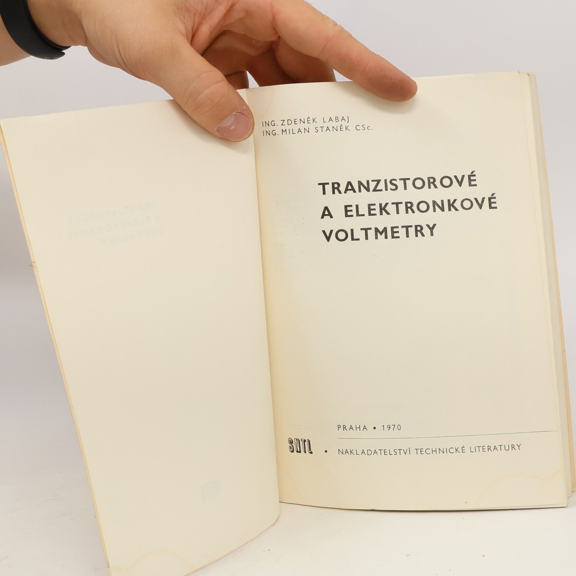 Milan Staněk Tranzistorové a elektronkové voltmetry