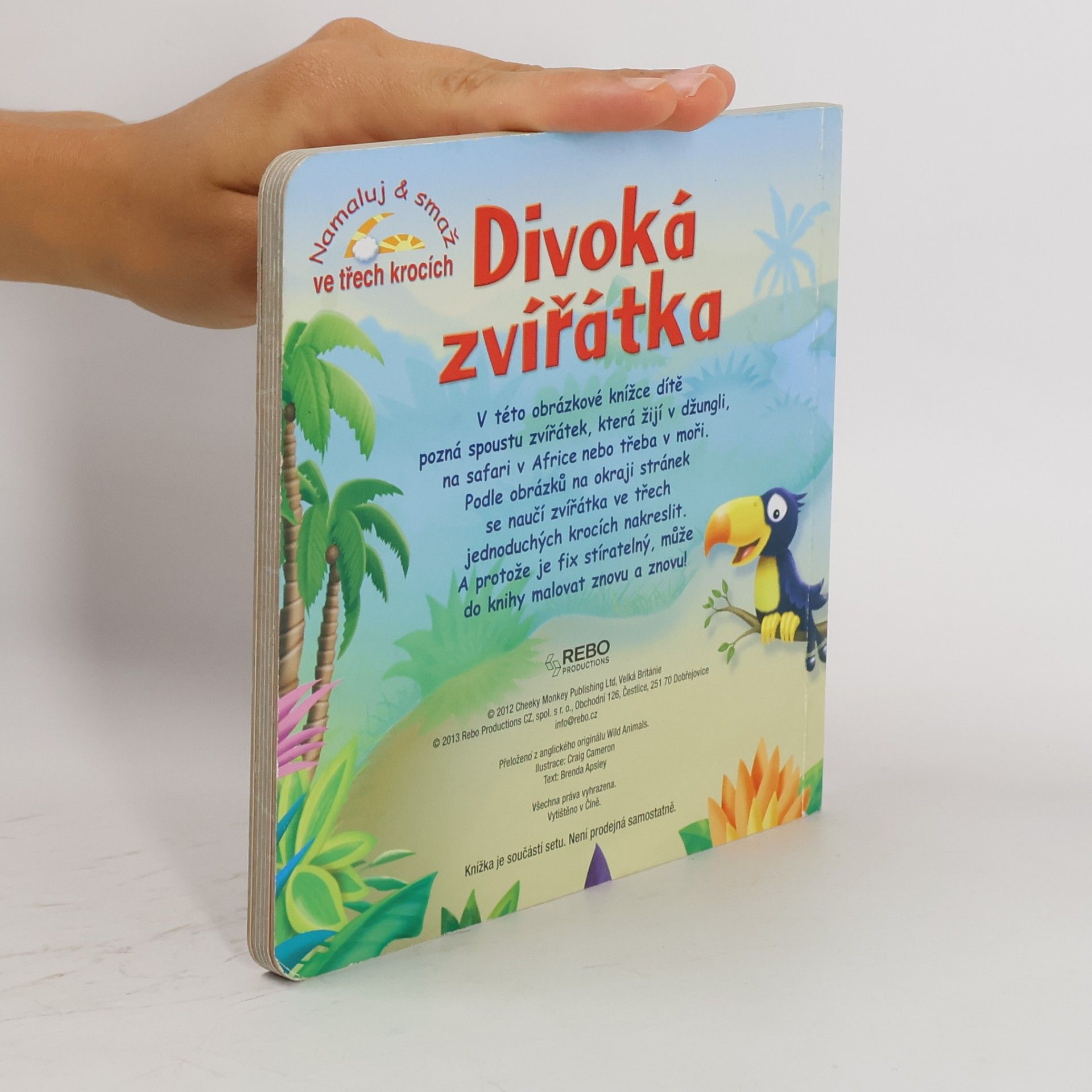 Brenda Apsley Divoká zvířátka. Namaluj a smaž ve třech krocích.