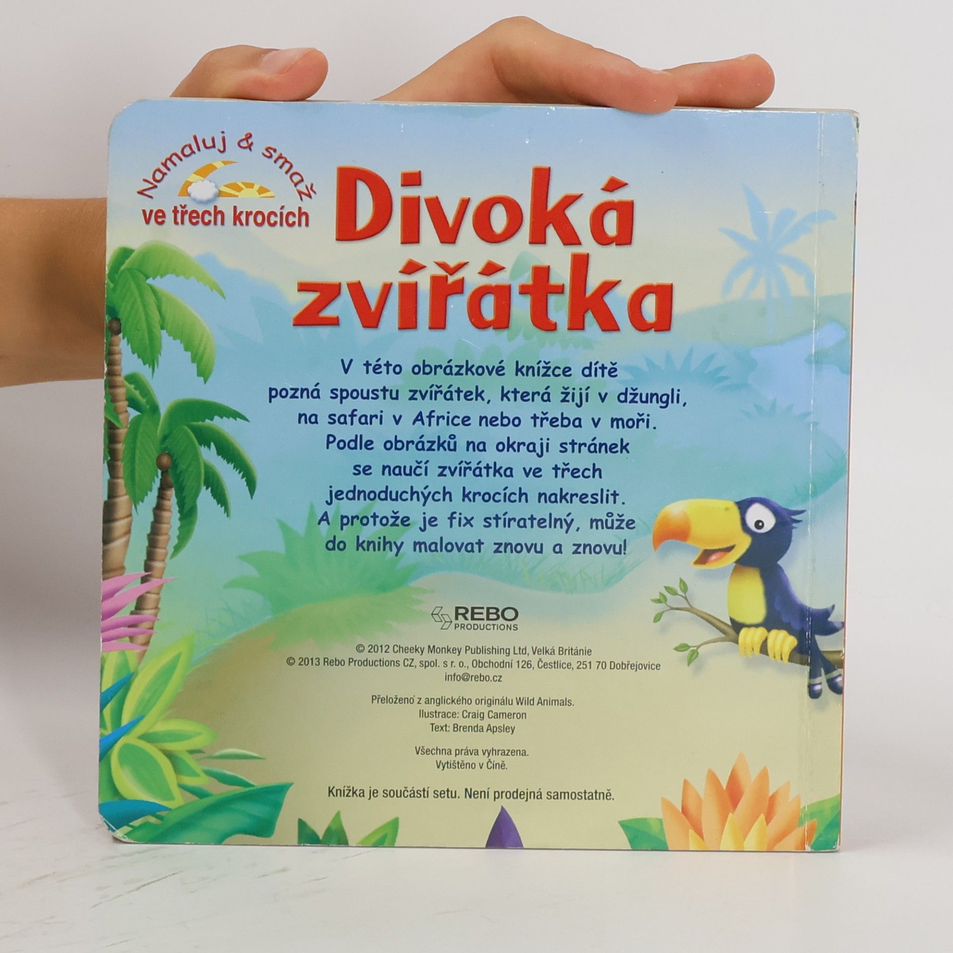 Brenda Apsley Divoká zvířátka. Namaluj a smaž ve třech krocích.