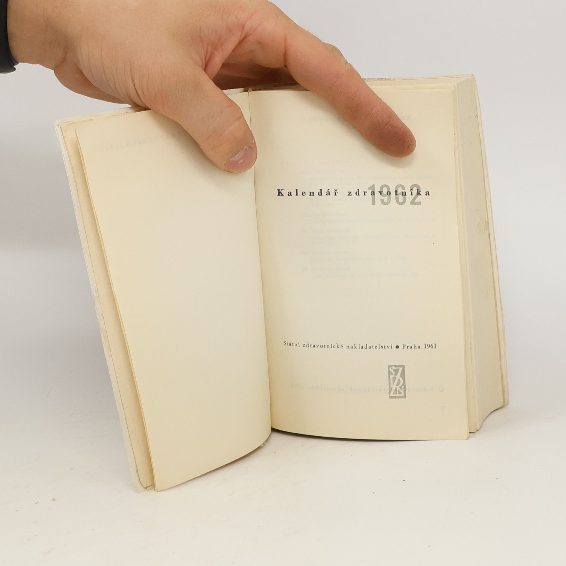 Kolektiv autorů Kalendář zdravotníka 1962