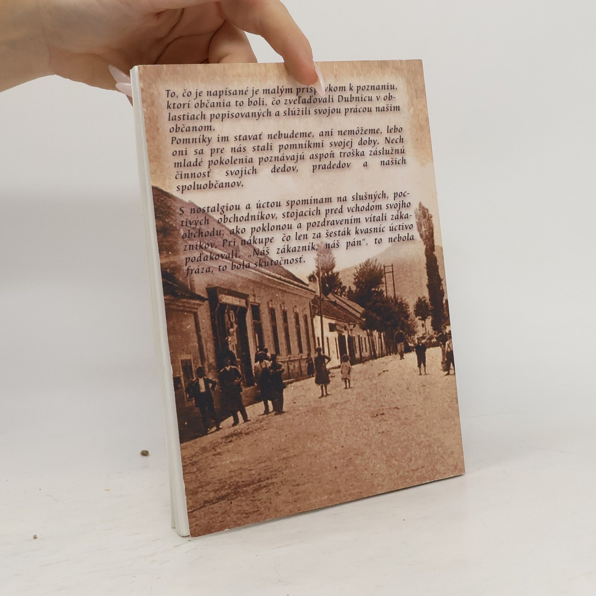 Koštial Dubnický Vlado Dubnickí remeselníci, obchodníci a osoby dobrých služieb