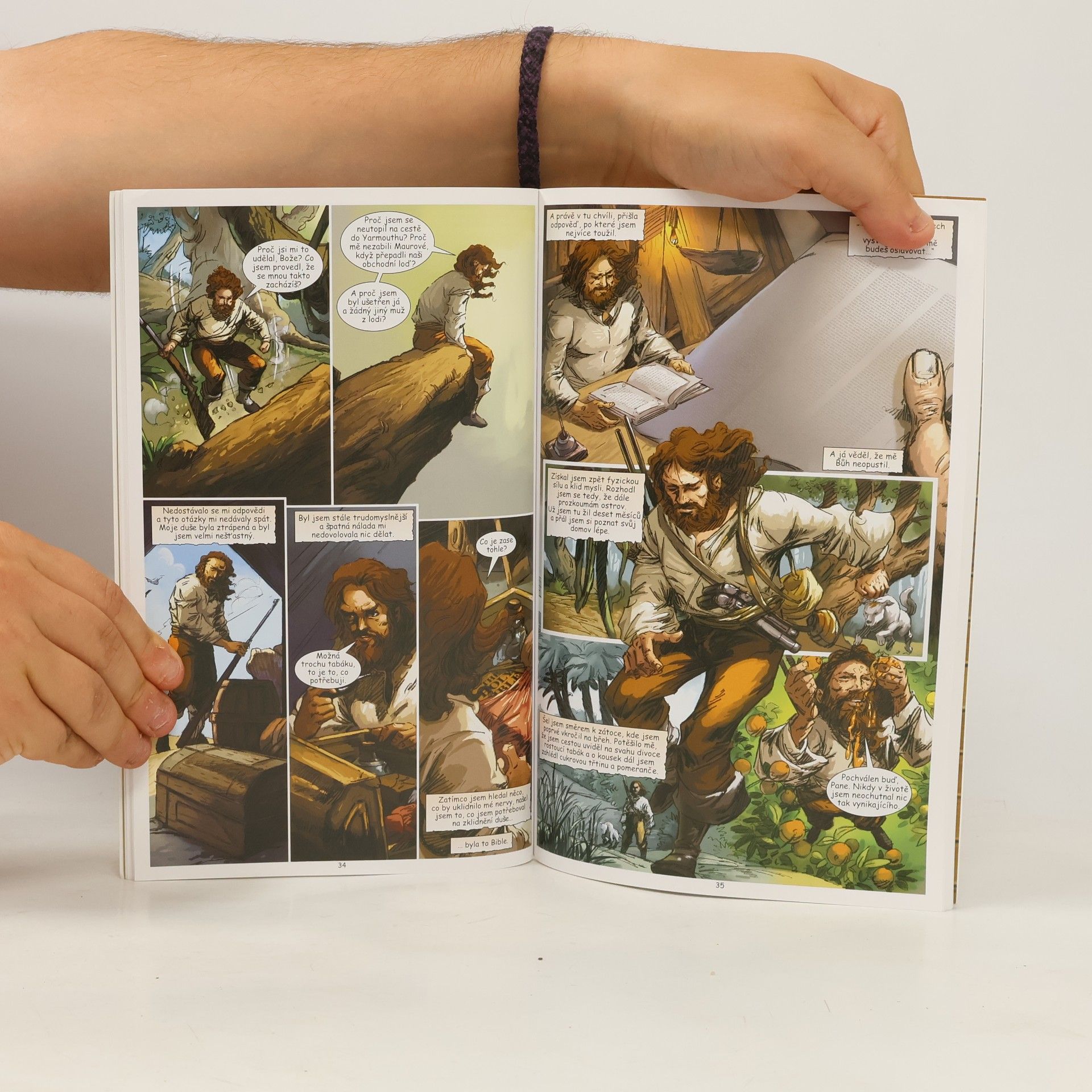 Dan Johnson Robinson Crusoe. Komiks