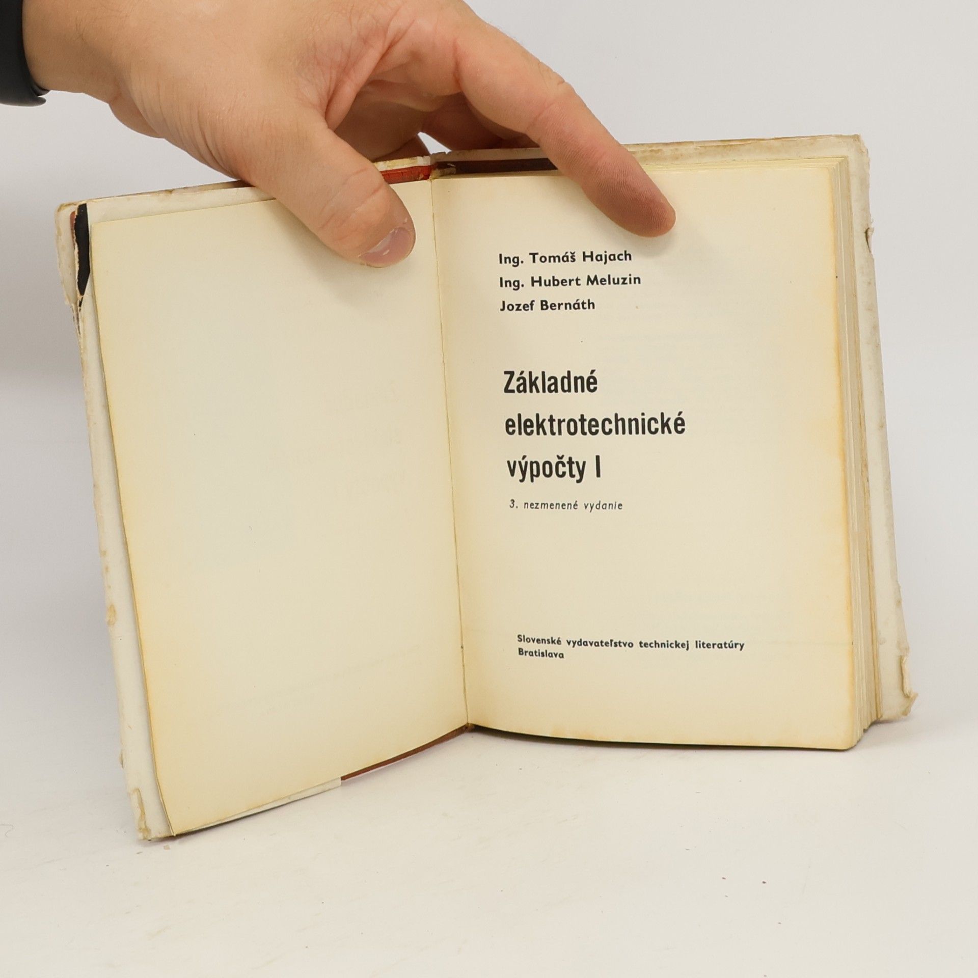 Hubert Meluzin Základní elektrotechnické výpočty I.