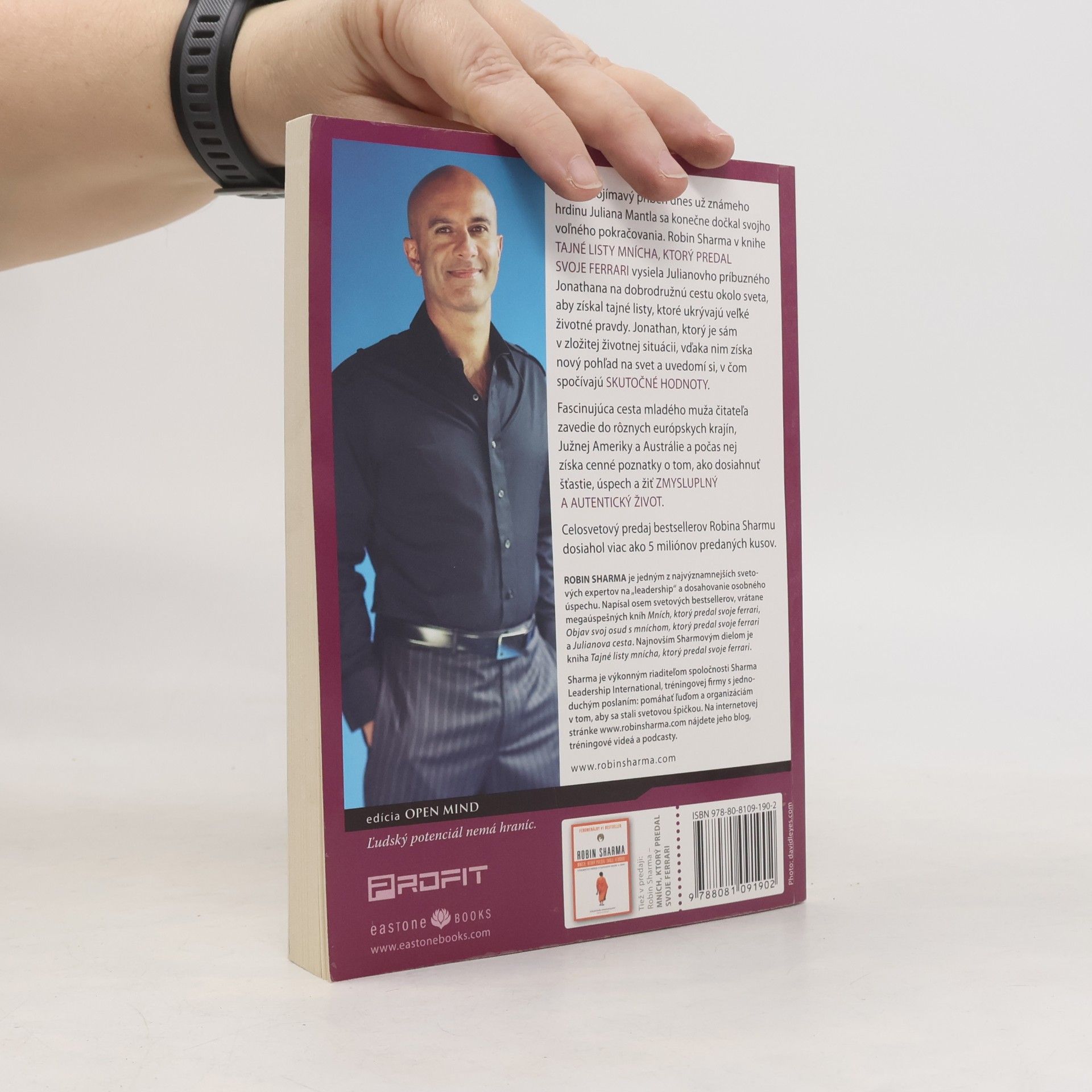 Robin Sharma Tajné listy mnícha, ktorý predal svoje ferrari