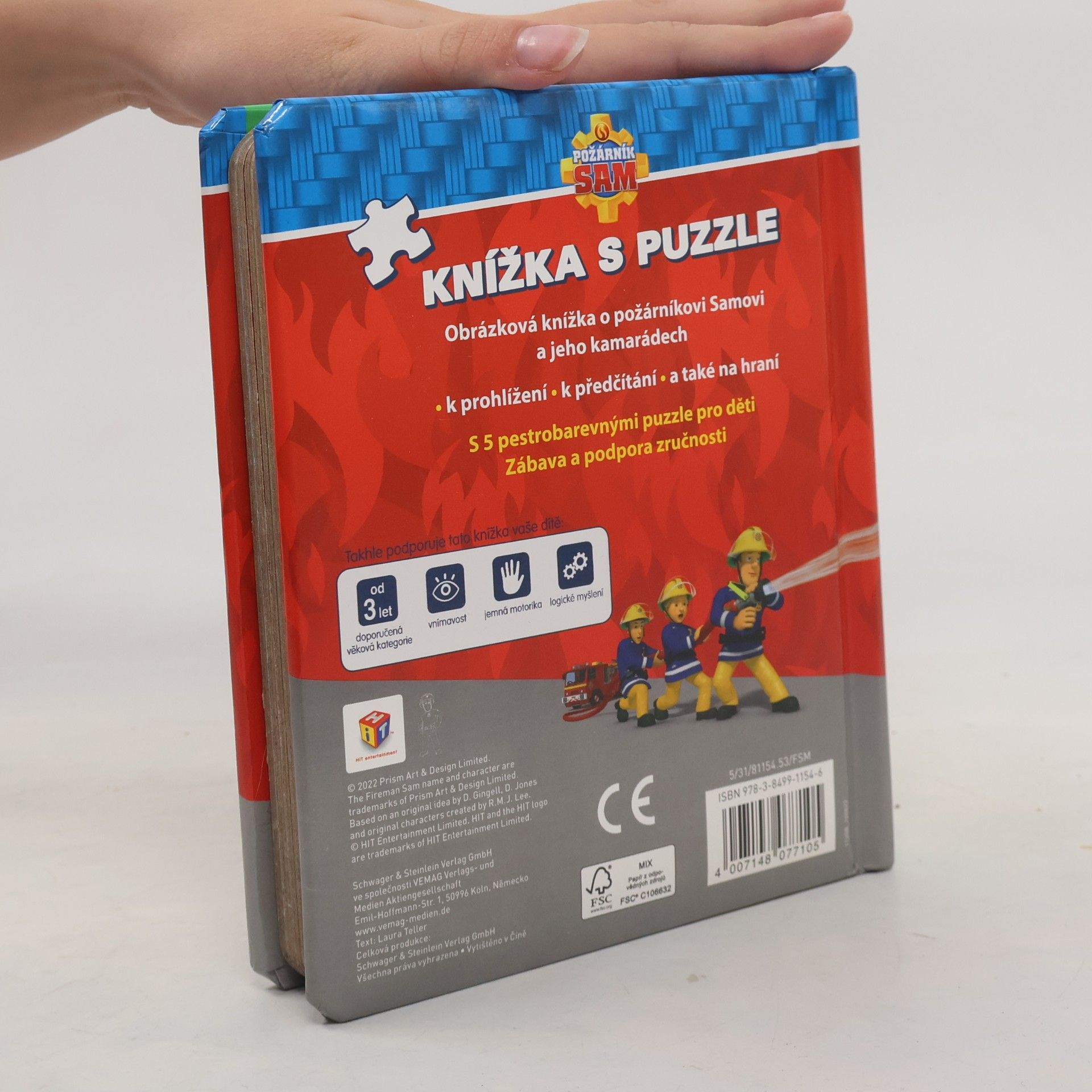 Autorenkollektiv Požárník Sam. Knížka s puzzle