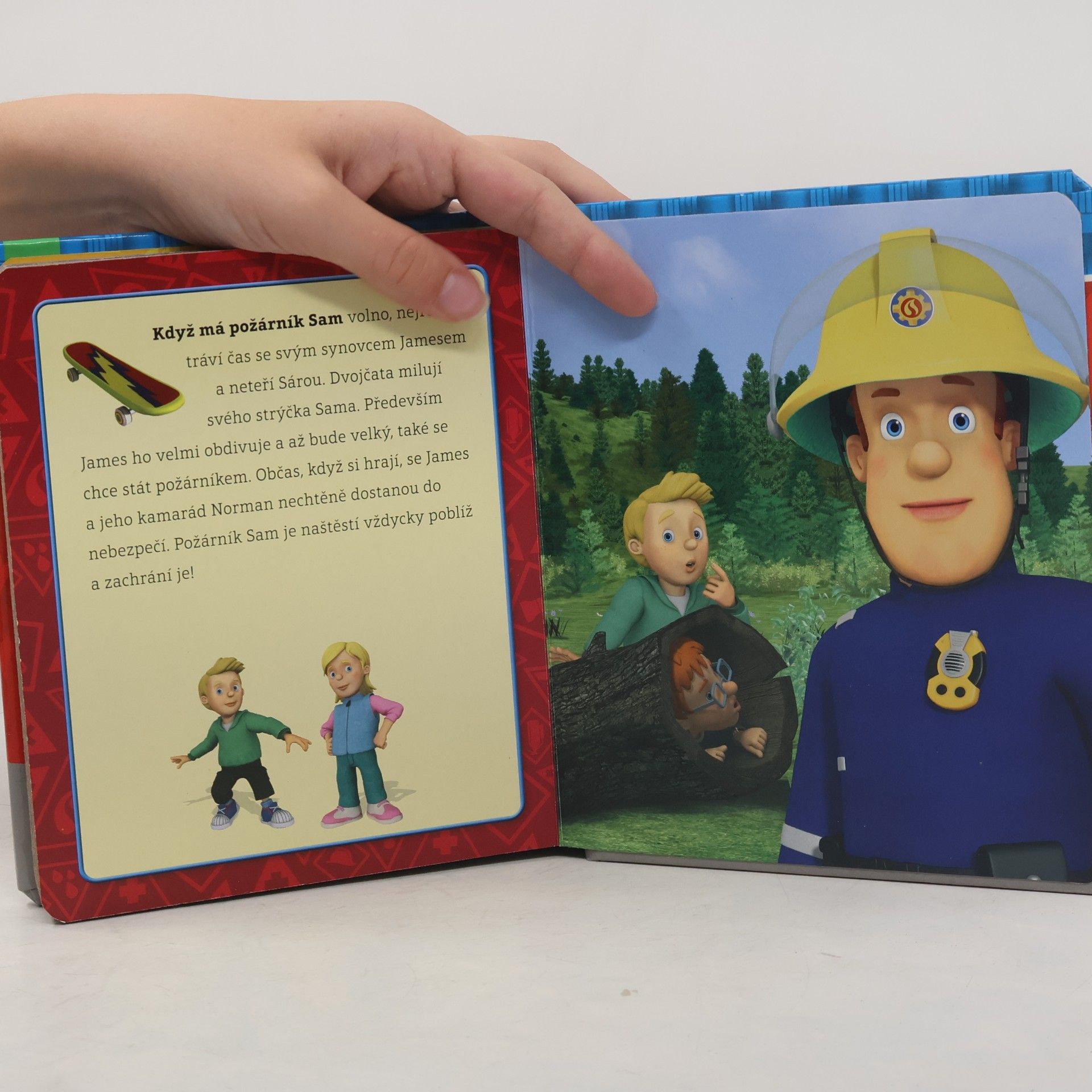 Autorenkollektiv Požárník Sam. Knížka s puzzle