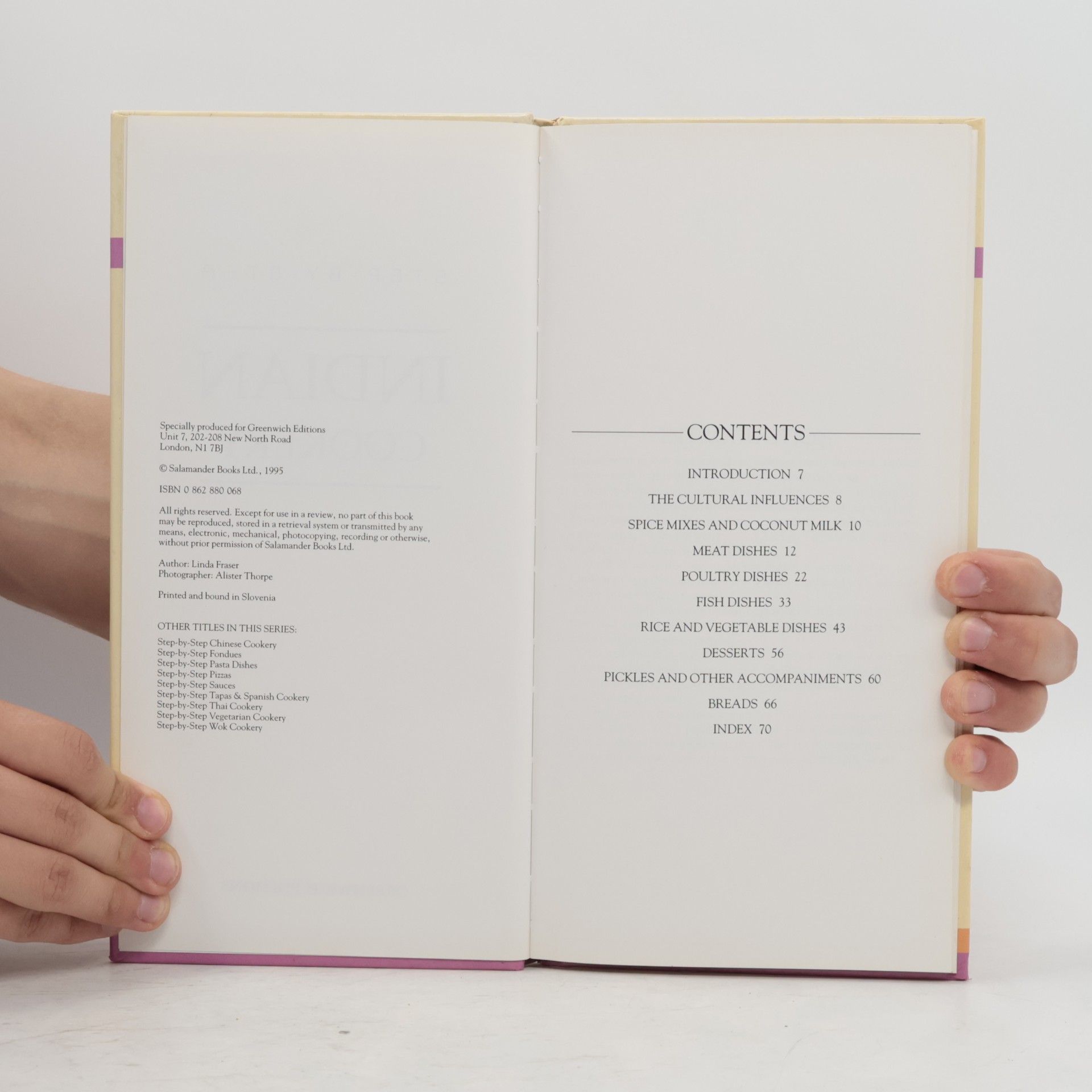 Linda Fraser Step-by-Step: Indian Cookery